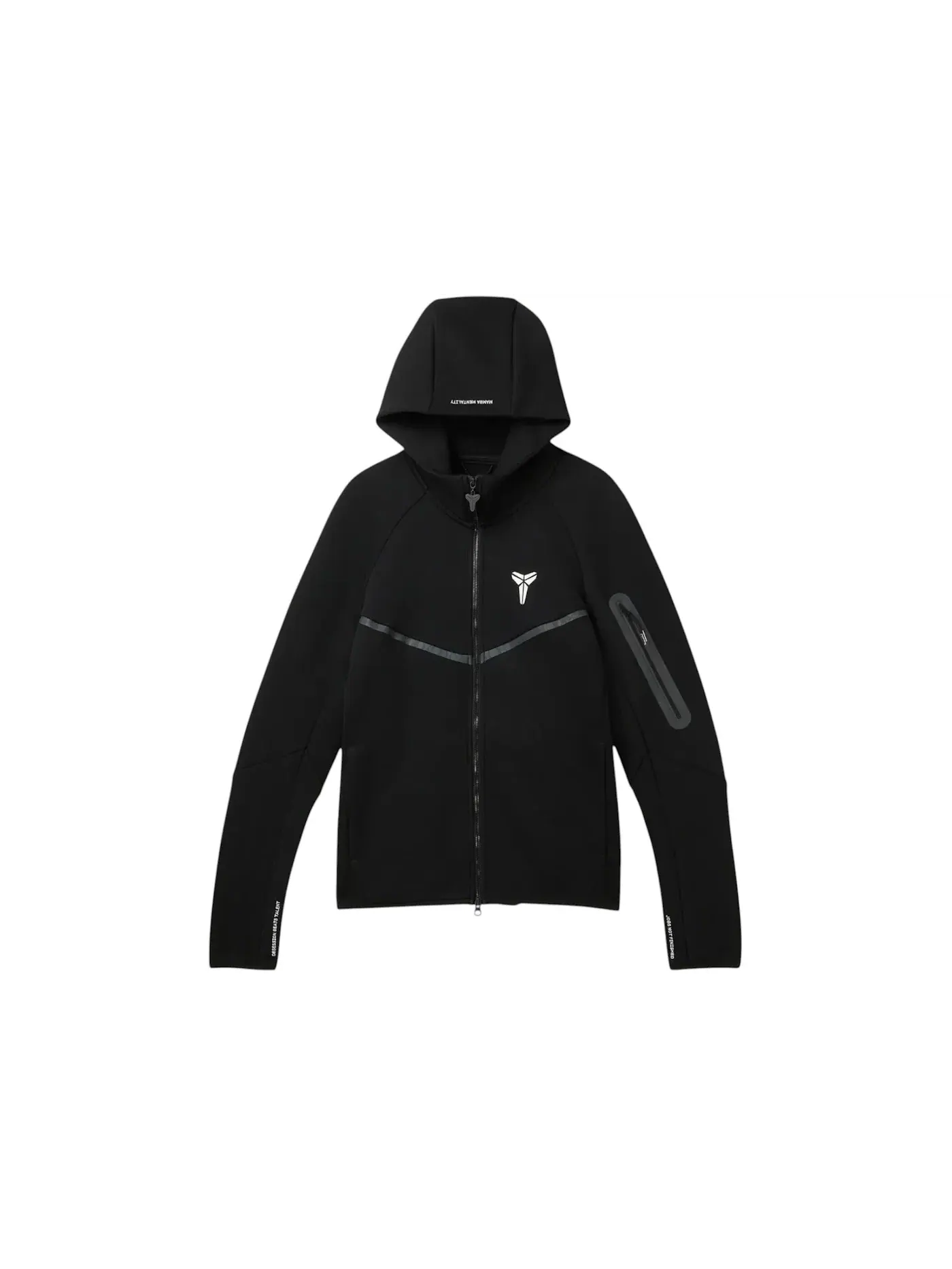 Мужская куртка-ветровка с технологией Tech Fleece Kobe Bryant Nike — изображение 1 из 1, черный/белый