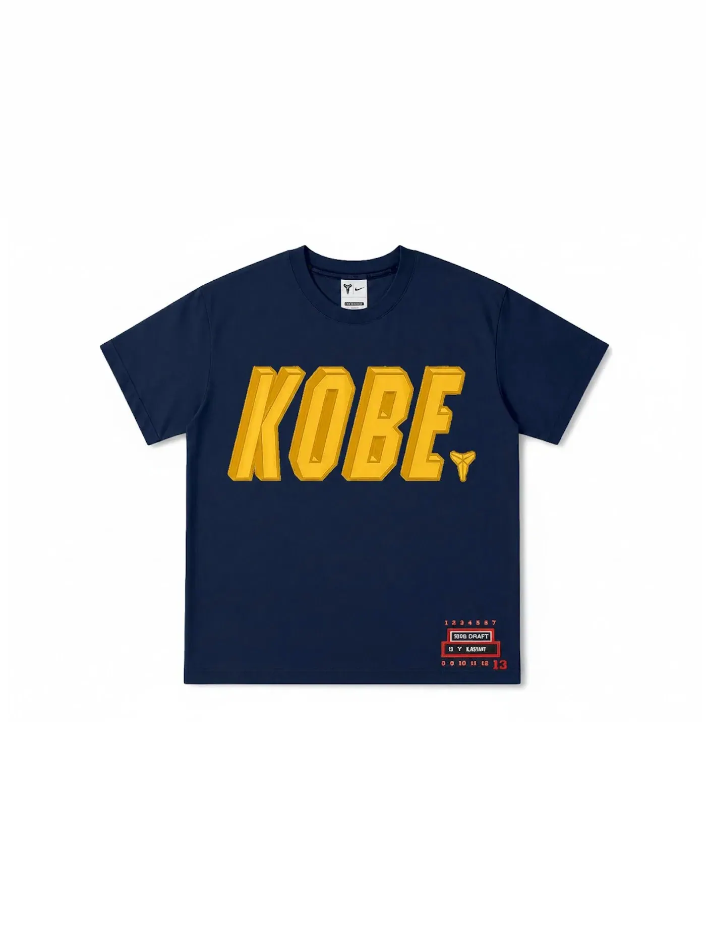 Мужская футболка Nike Kobe Draft Pack Indiana Pacers T-shirt — изображение 1 из 2, темно-синий/золотистый