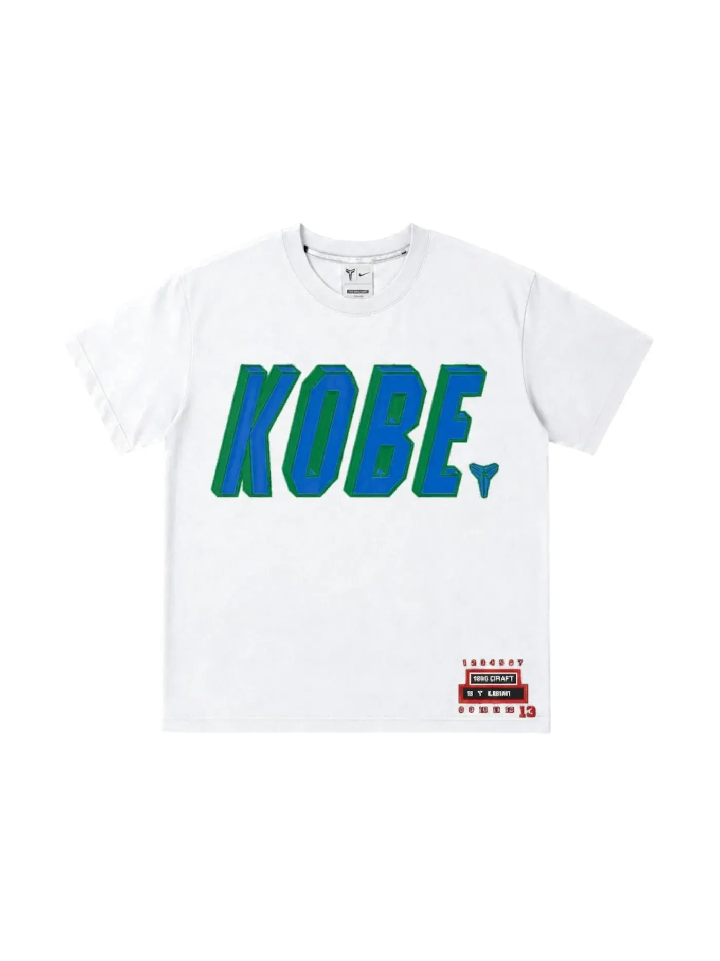 Мужская футболка с принтом Nike Kobe Draft Pack Minnesota Timberwolves — изображение 1 из 2, белый/синий/зеленый
