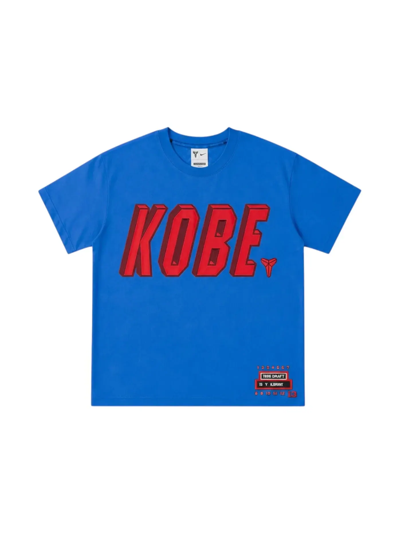 Мужская футболка с принтом Nike Kobe Draft Pack Philadelphia 76ers Nike — изображение 1 из 2, синий/красный