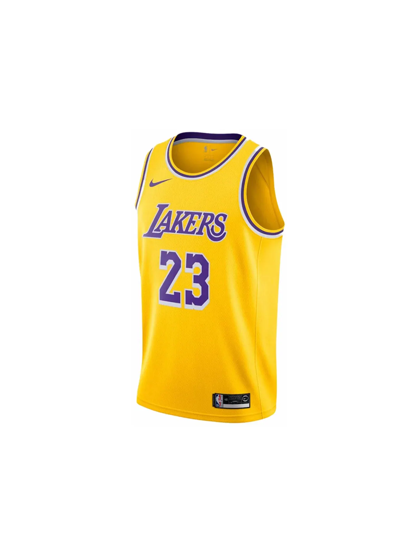 Мужская джерси Nike LeBron James Icon Swingman — изображение 1 из 2, желтый