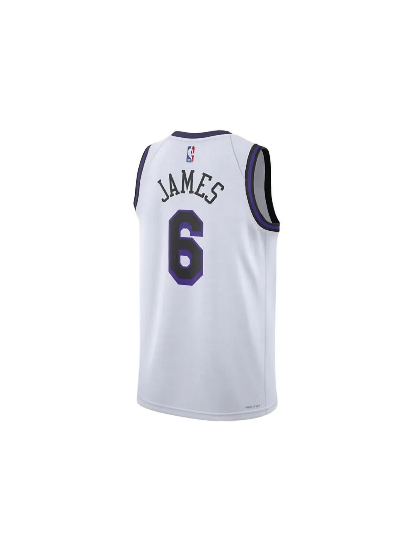 Мужская джерси с принтом LeBron James L.A. Lakers Nike — изображение 2 из 2, белый