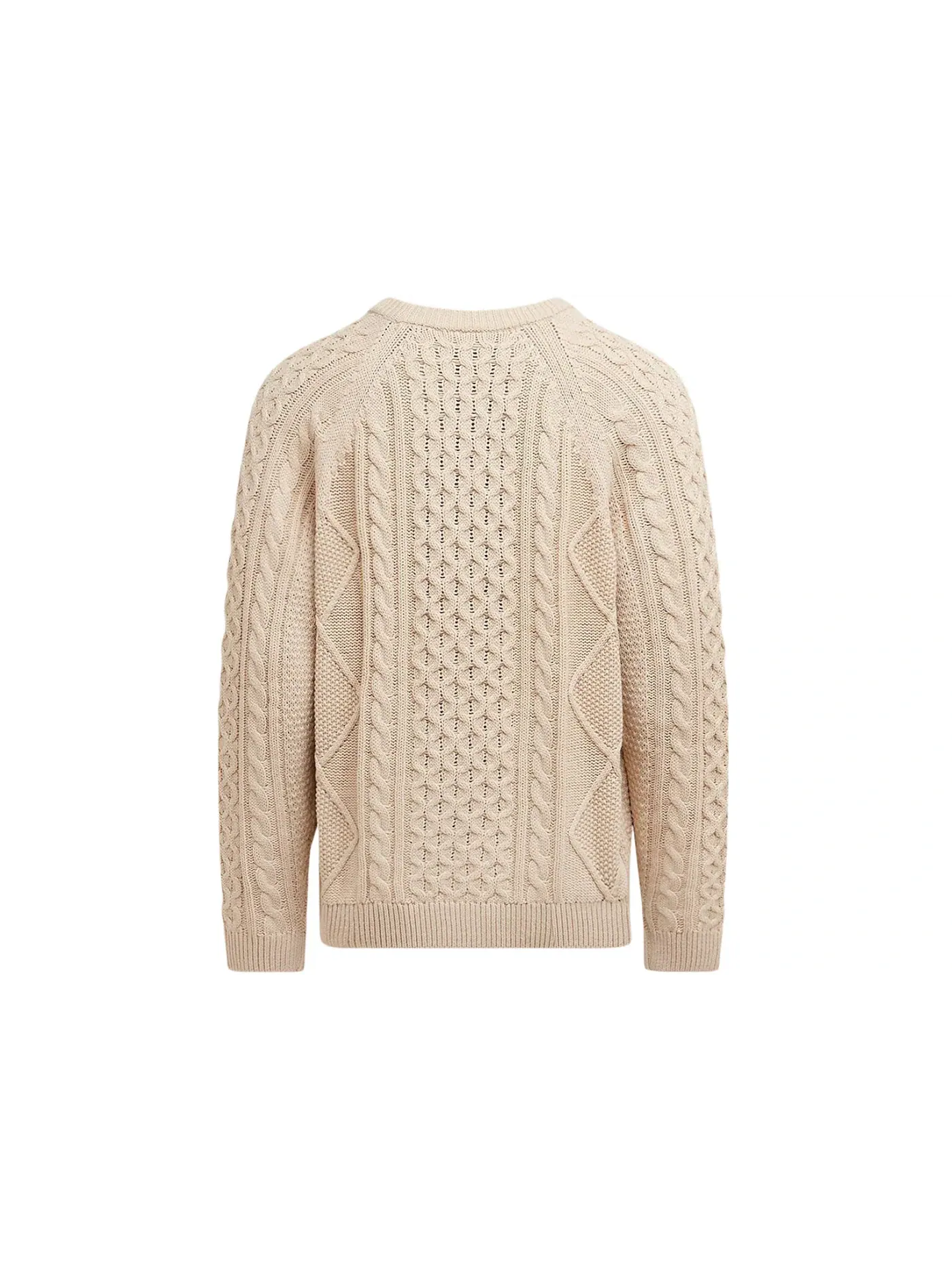 Мужской свитер с вязаным узором Nike Life Cable Knit Sweater — изображение 2 из 2, ратан