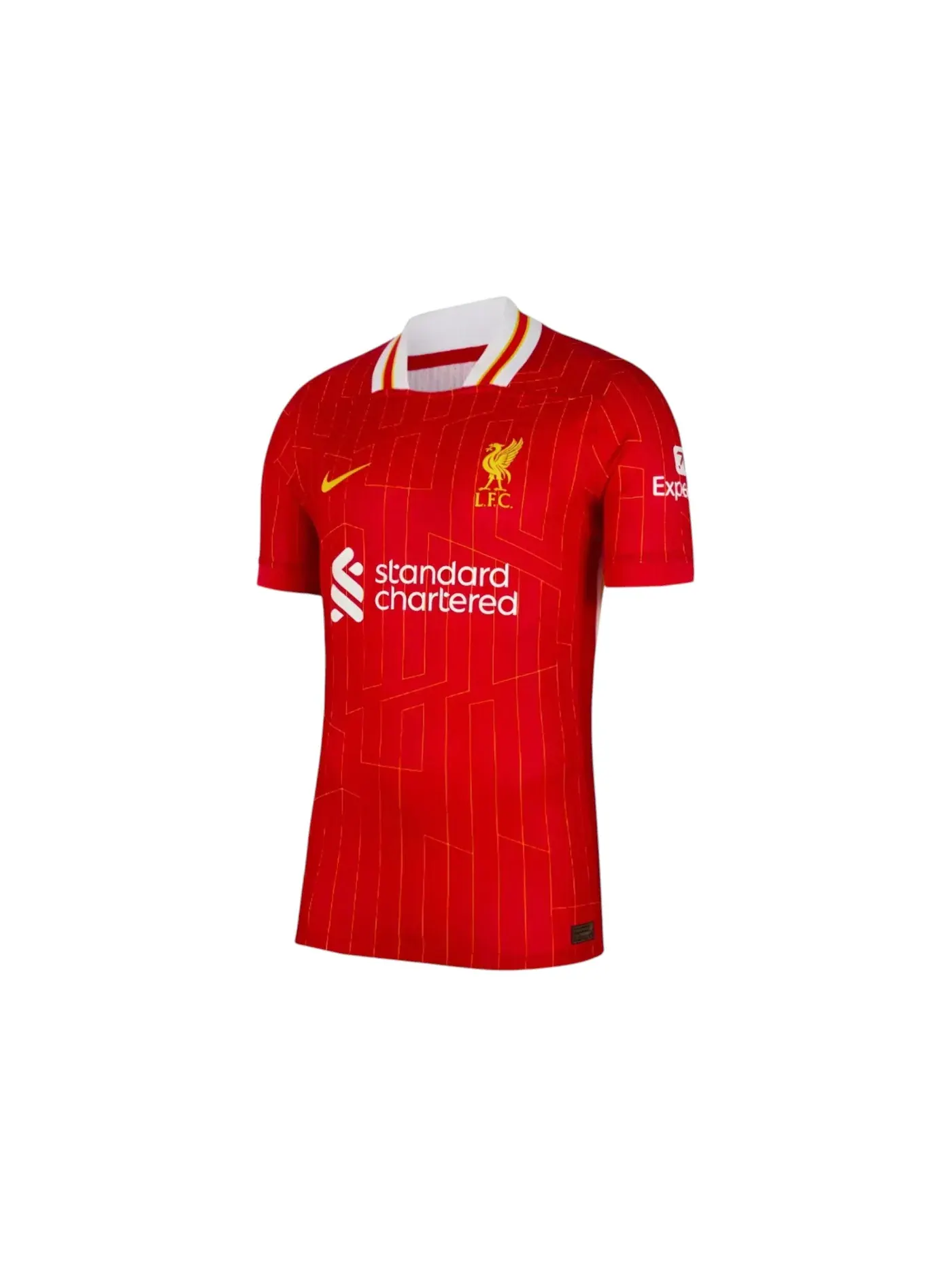 Мужская футбольная футболка Nike Liverpool FC 2024/25 Match Home Authentic Jersey — изображение 1 из 2, красный/белый/желтый