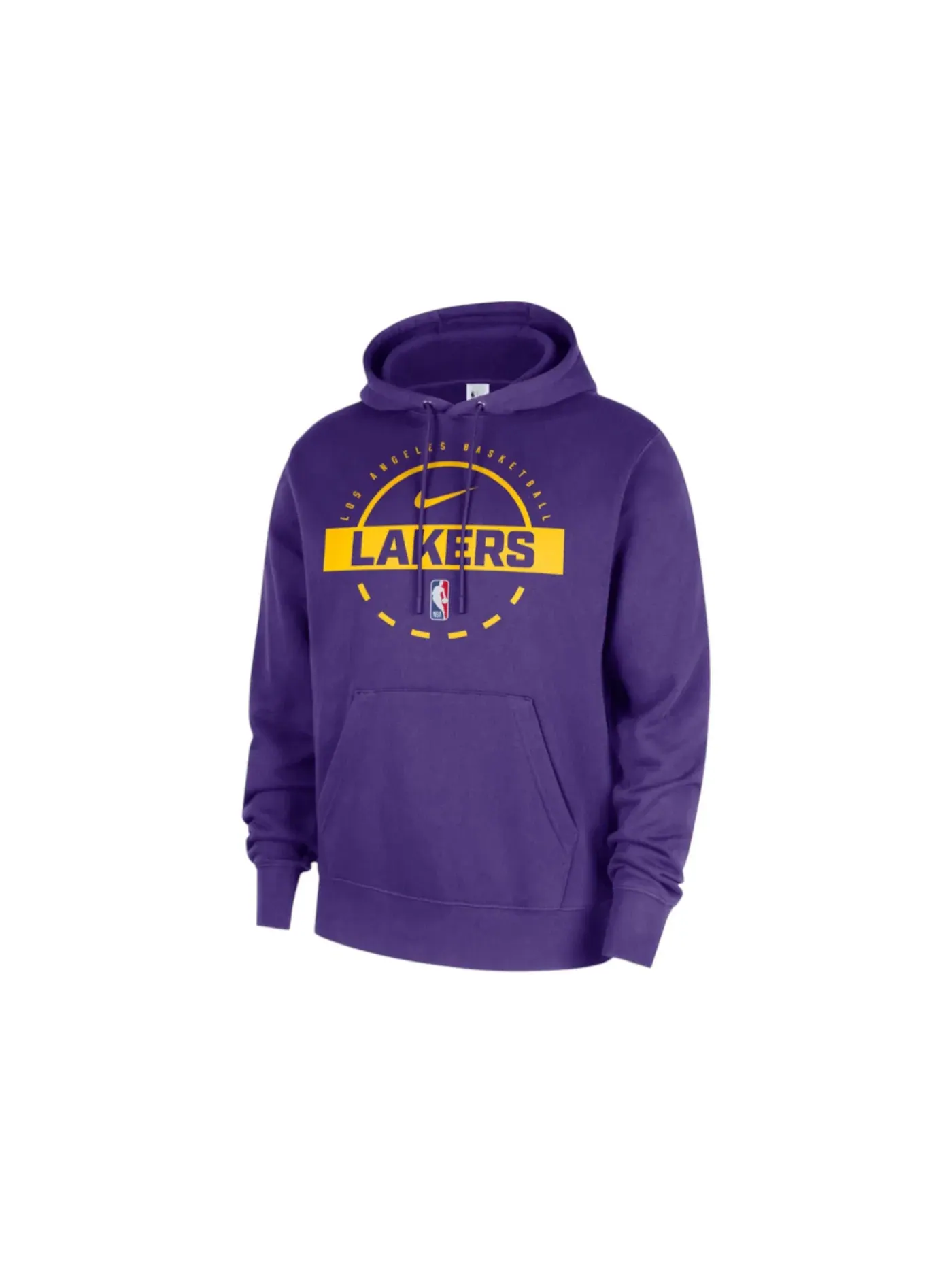 Мужской пуловер с капюшоном Nike Los Angeles Lakers Club Practice Pullover Hoodie — изображение 1 из 1, фиолетовый