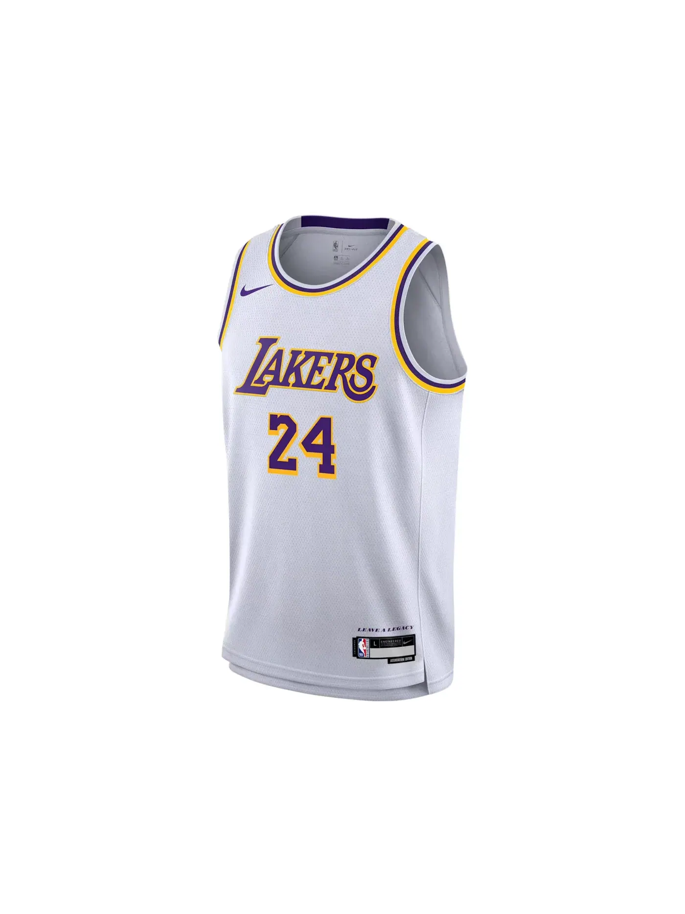 Мужская баскетбольная джерси с длинным рукавом Jersey Nike — изображение 1 из 2, белый