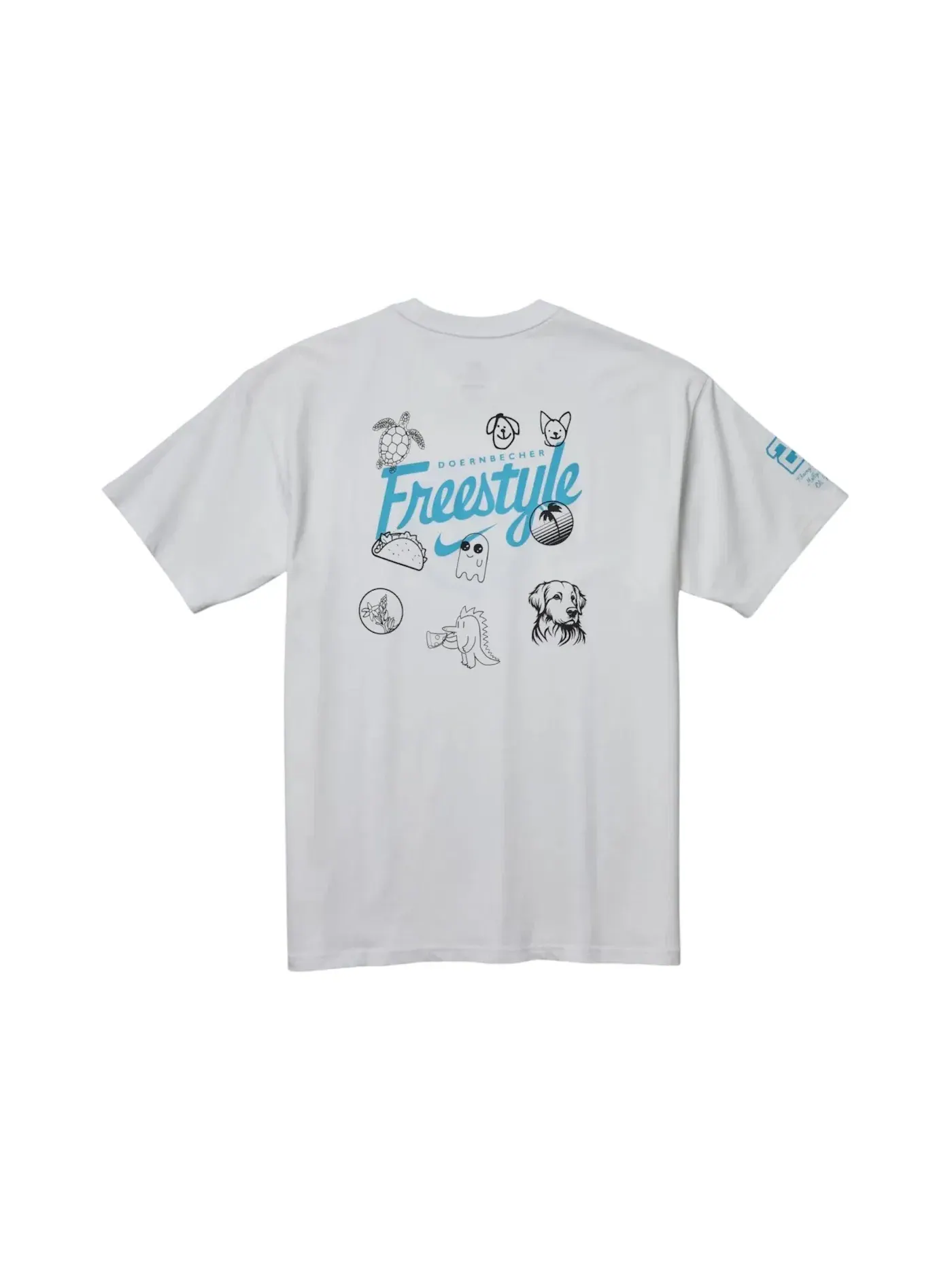 Мужская футболка с принтом Max90 x Doernbecher Freestyle Nike — изображение 2 из 2, белый