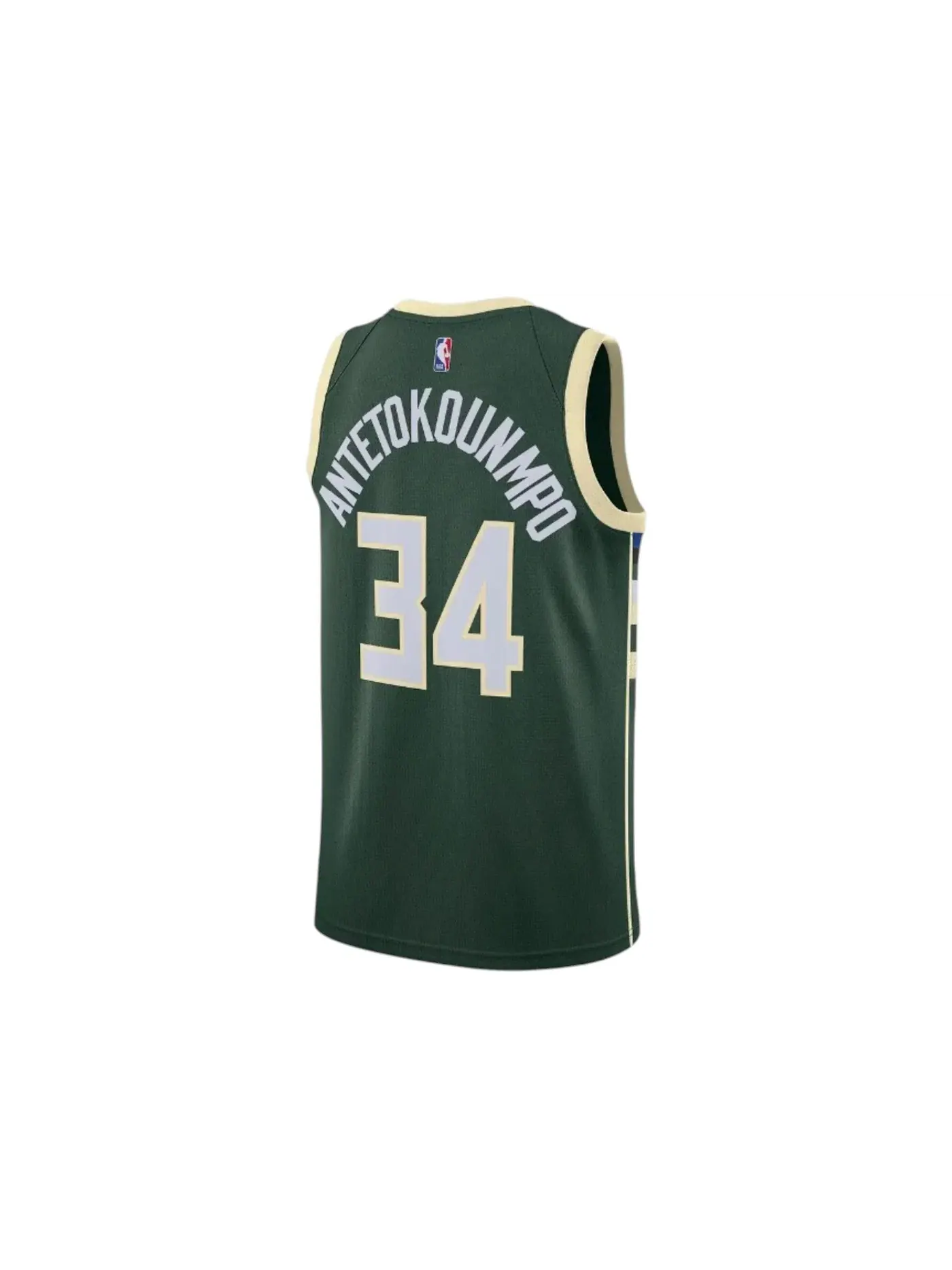 Мужская джерси Nike NBA Antetokounmpo Milwaukee Bucks Dri-FIT Icon Edition 22/23 — изображение 2 из 2, зеленый