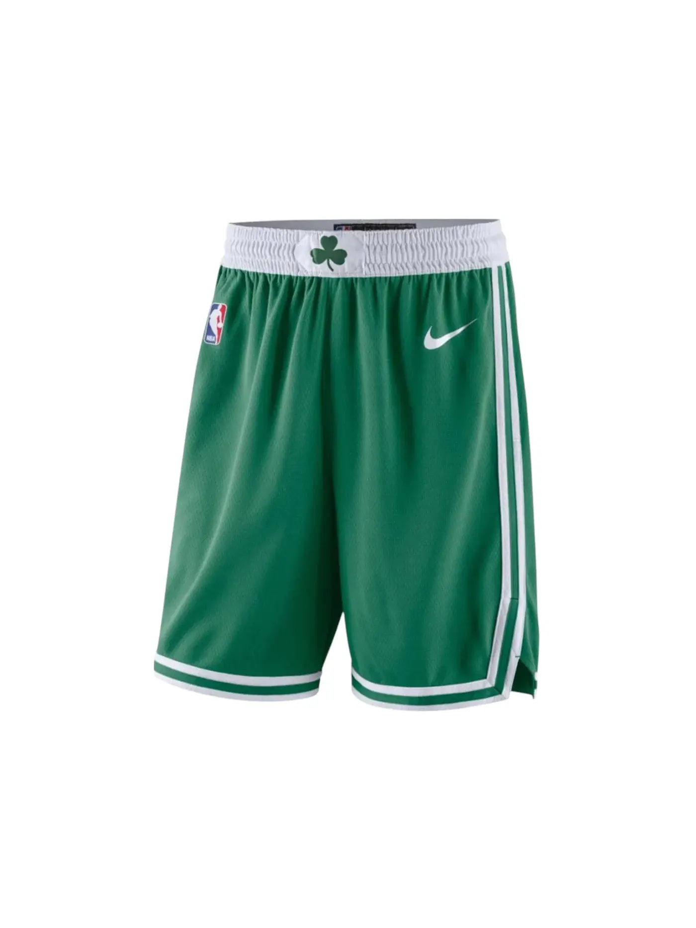 Мужские шорты с принтом Nike NBA Boston Celtic City Edition Dri-Fit Swingman Shorts — изображение 1 из 2, зеленый/белый