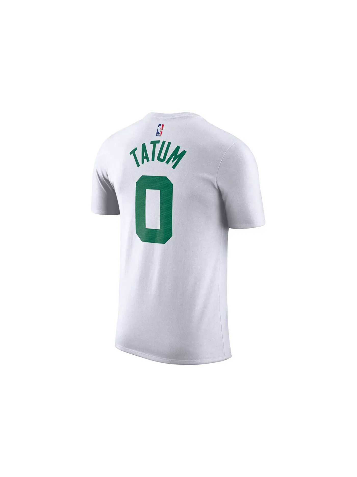 Мужская футболка с принтом Nike NBA Boston Celtics Jayson Tatum — изображение 2 из 2, белый/зеленый