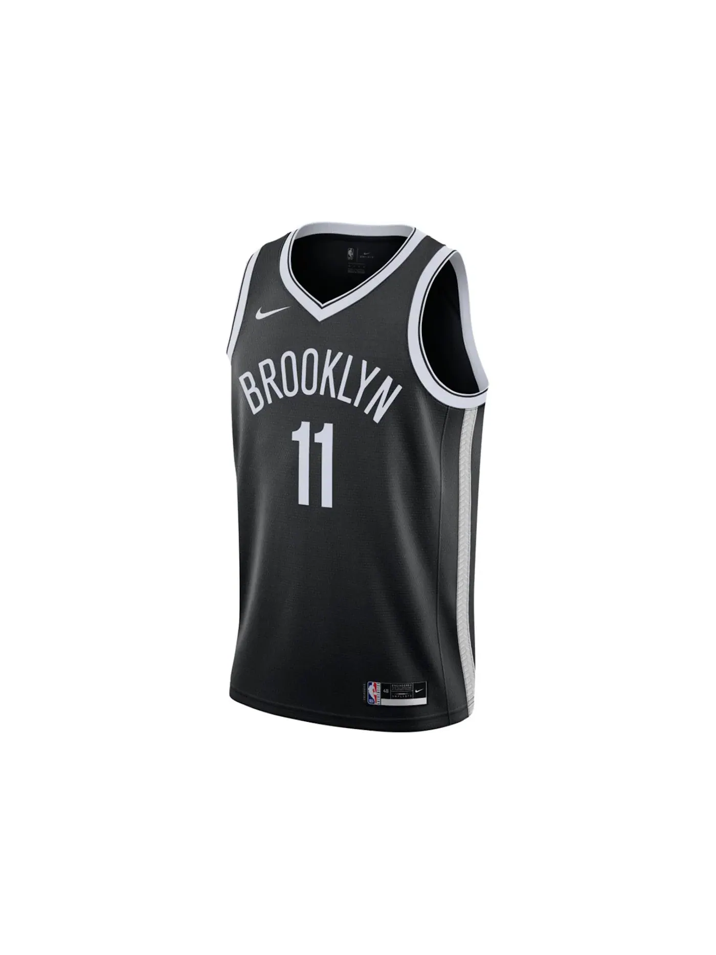 Мужская джерси с длинным рукавом Nike NBA Brooklyn Nets Kyrie Irving Icon Edition Swingman Jersey — изображение 1 из 2