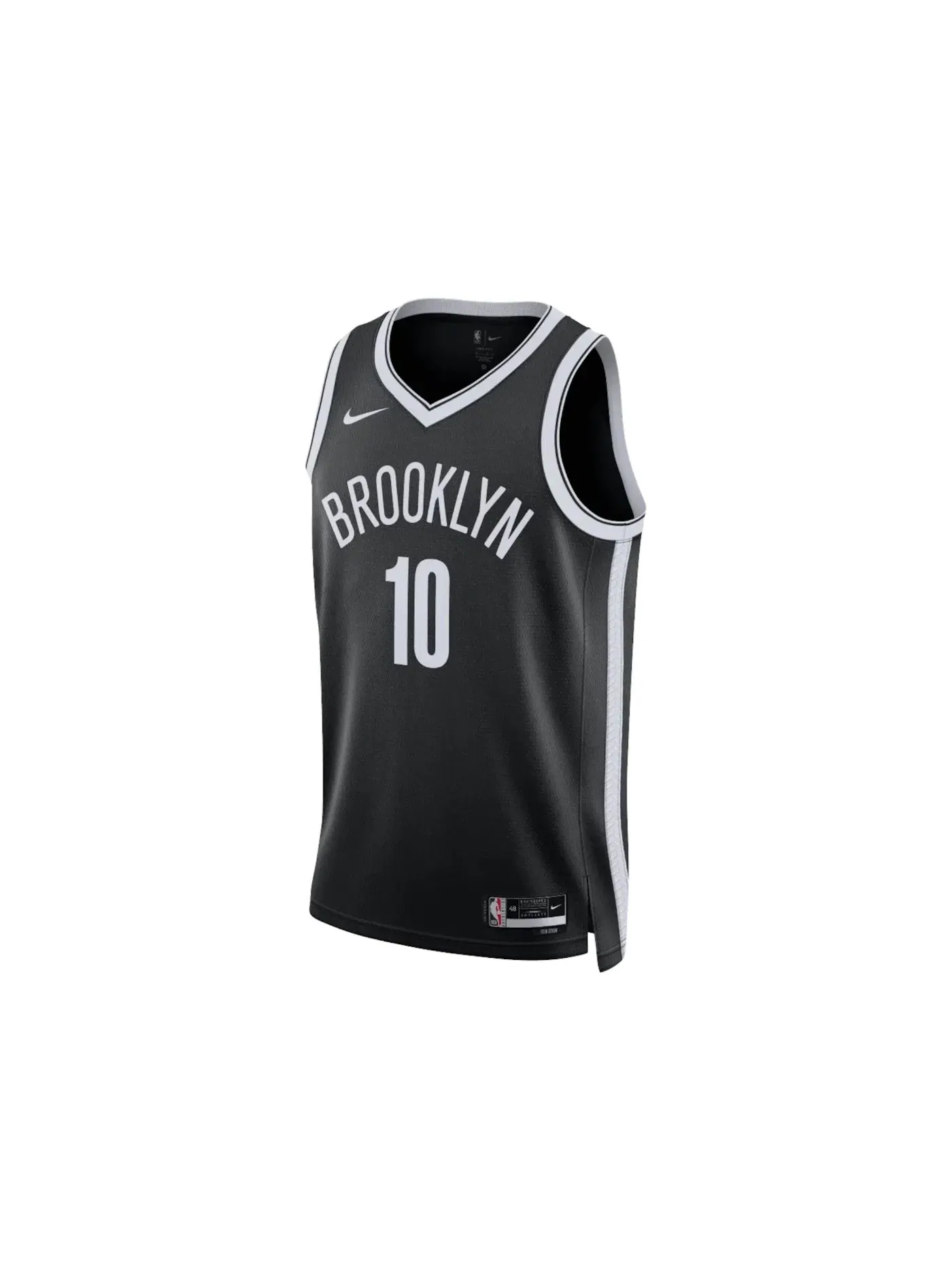 Мужская баскетбольная джерси Nike NBA Brooklyn Nets Ben Simmons 10 2022/23 Icon Edition Swingman — изображение 1 из 2, черный