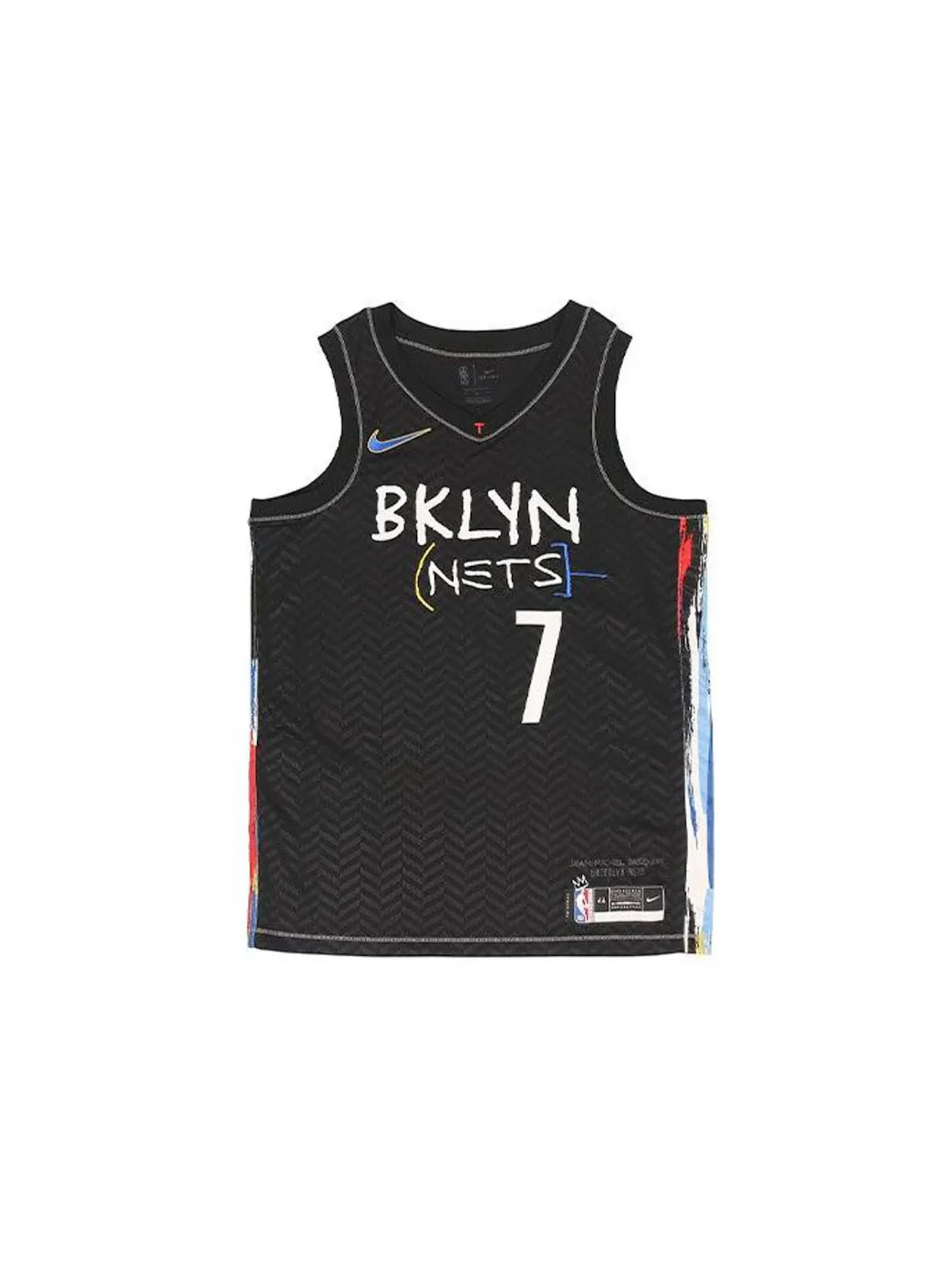Мужская джерси с принтом Nike NBA Brooklyn Nets Durant City Edition Jersey — изображение 1 из 2, черный