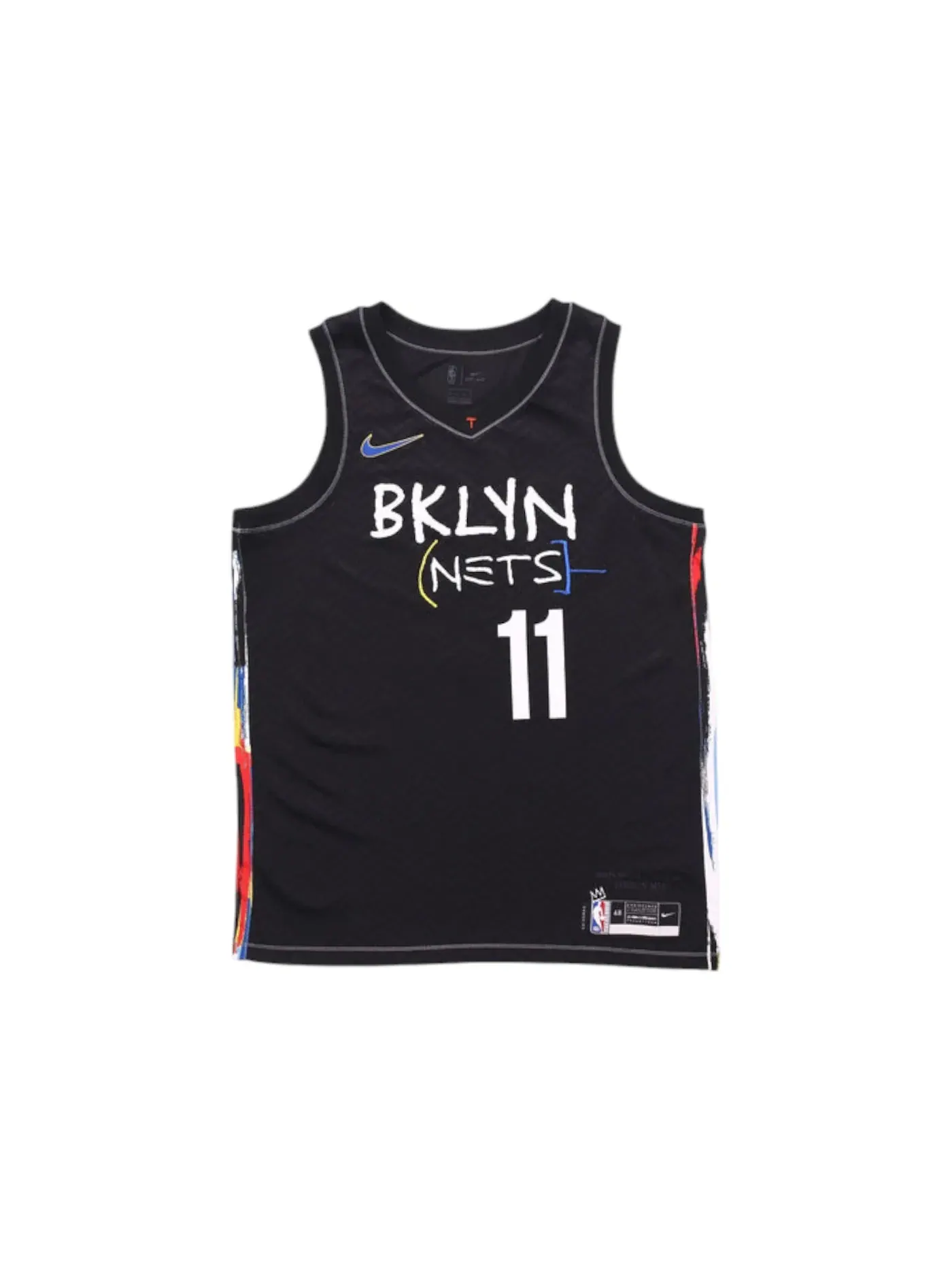 Мужская баскетбольная джерси Nike NBA Brooklyn Nets Kyrie Irving City Edition — изображение 1 из 1, черный
