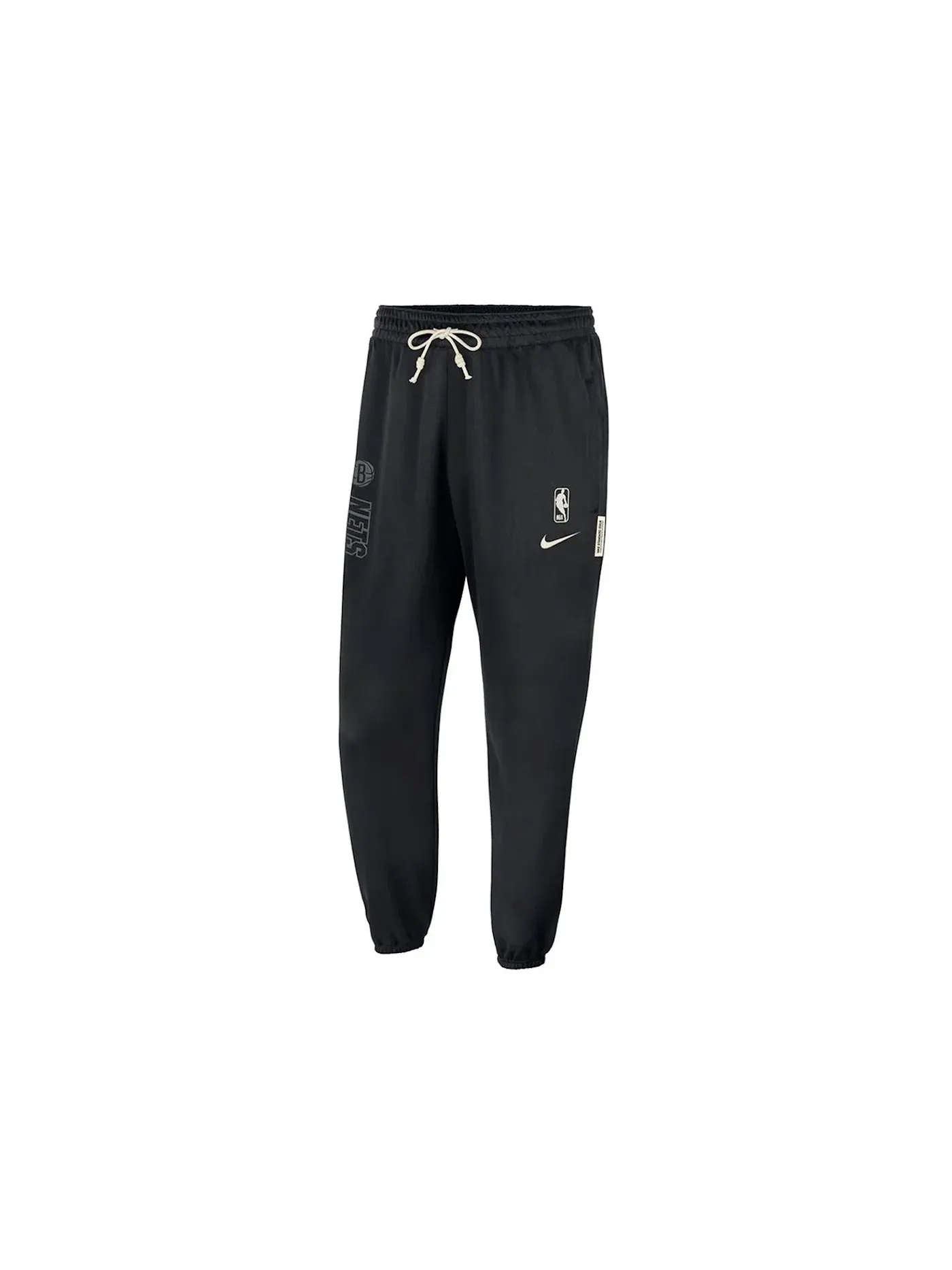 Мужские штаны Dri-FIT с принтом Brooklyn Nets Pants Nike — изображение 1 из 1, черный