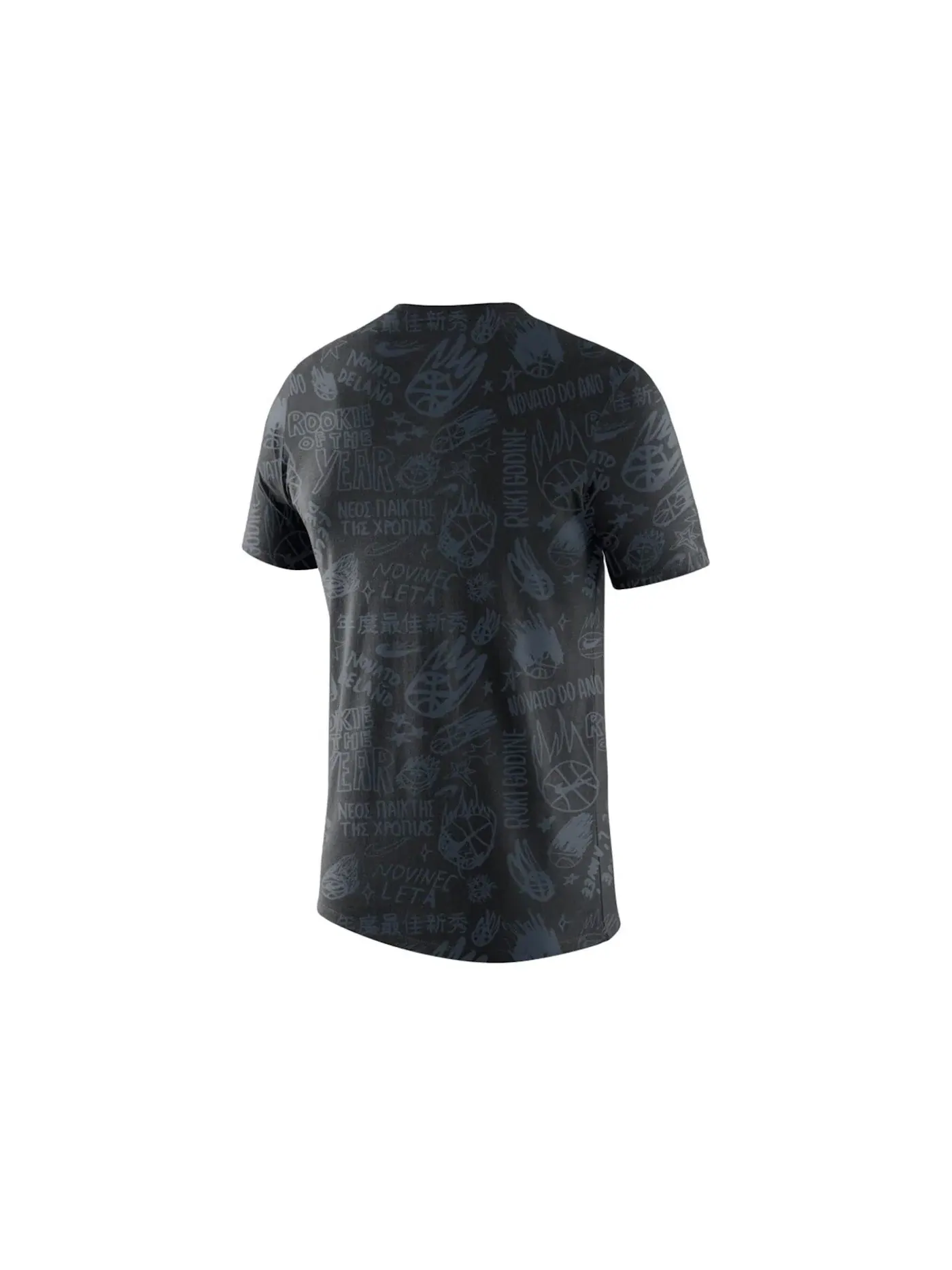 Мужская футболка с принтом Nike NBA Courtside Rookie Of The Year T-shirt Black — изображение 2 из 2