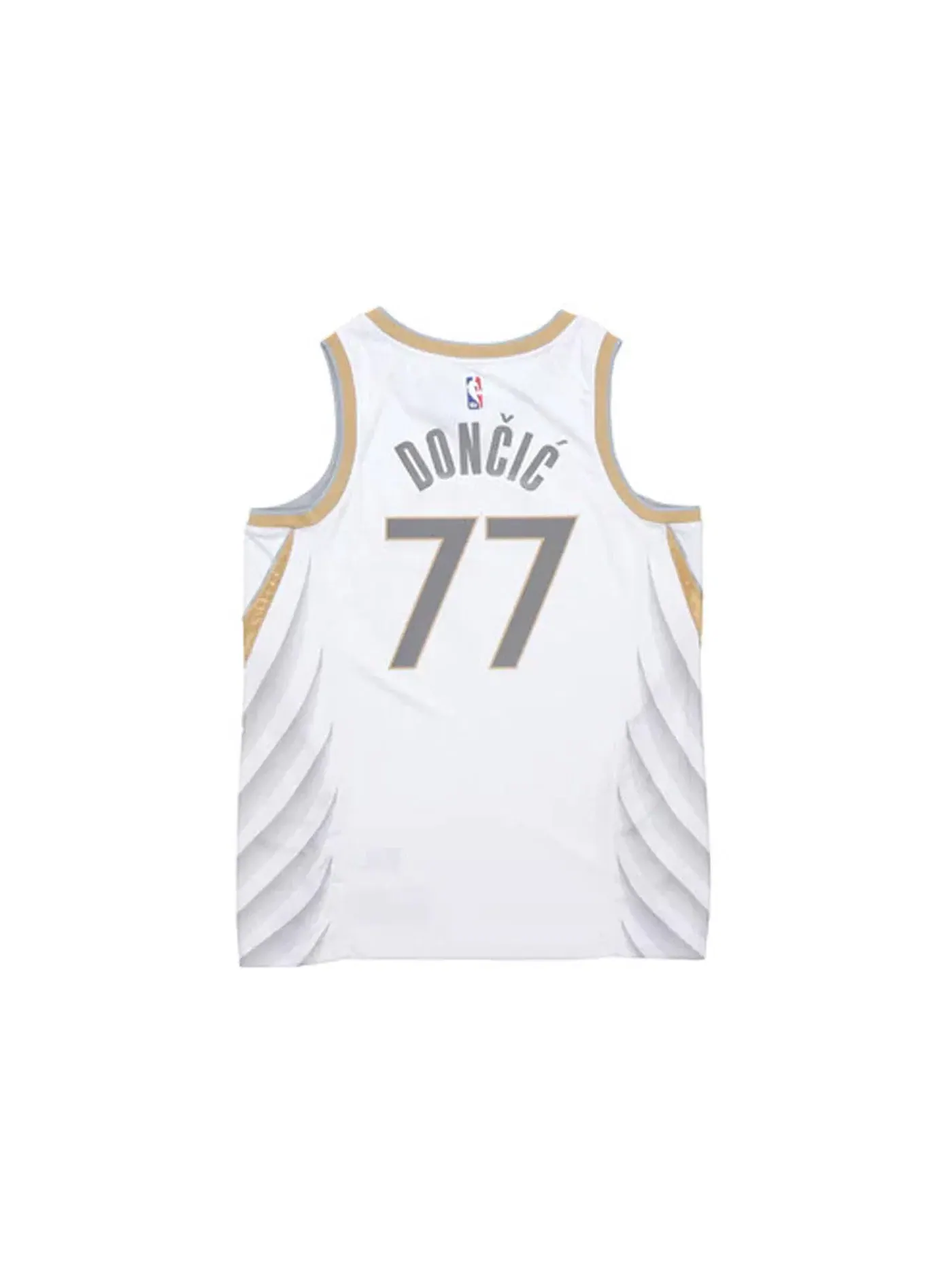 Мужская баскетбольная джерси Nike NBA Dallas Mavericks City Edition Swingman Jersey — изображение 2 из 2, белый