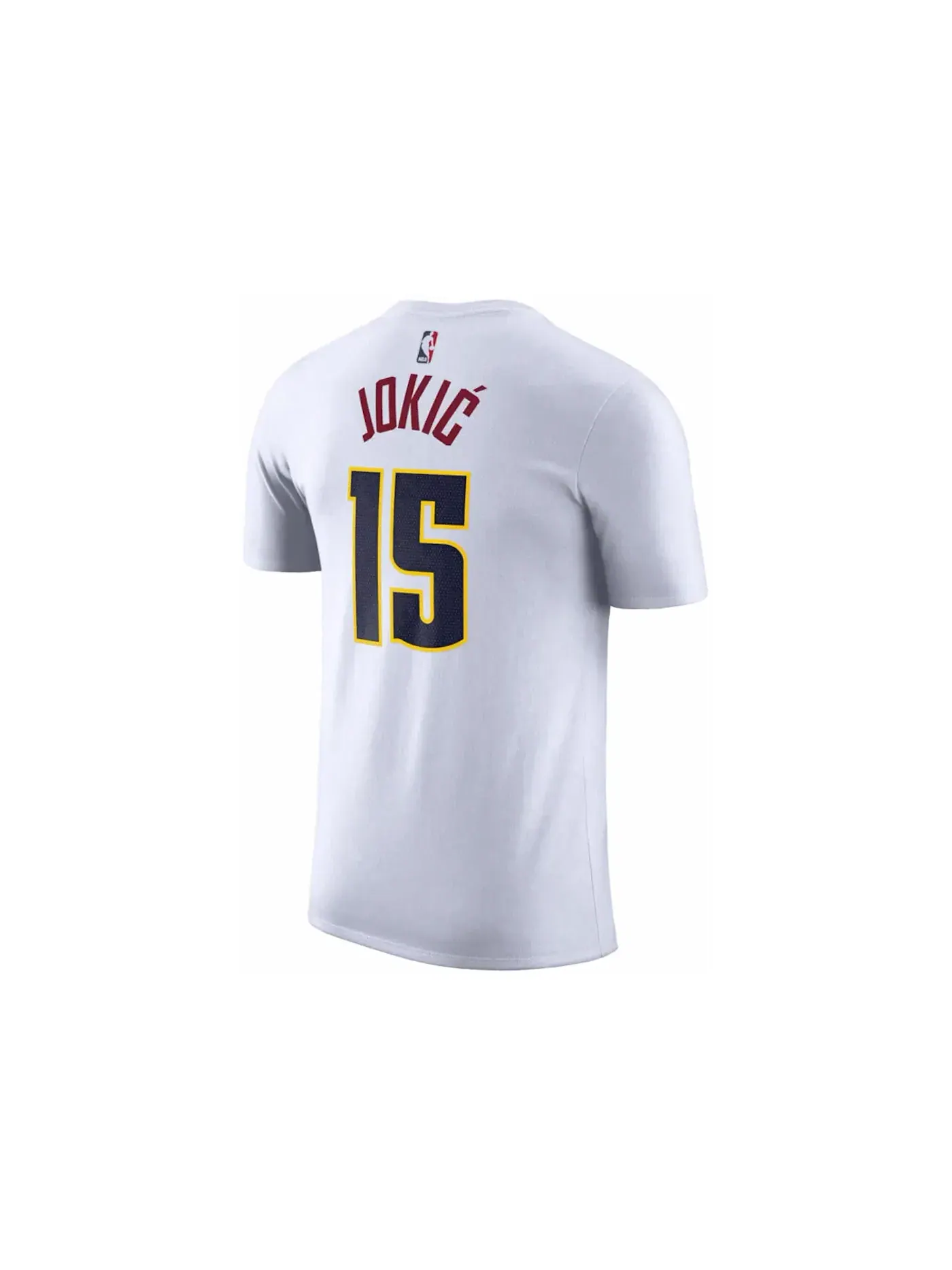 Мужская футболка с принтом Nikola Jokic Nike — изображение 2 из 2, белый