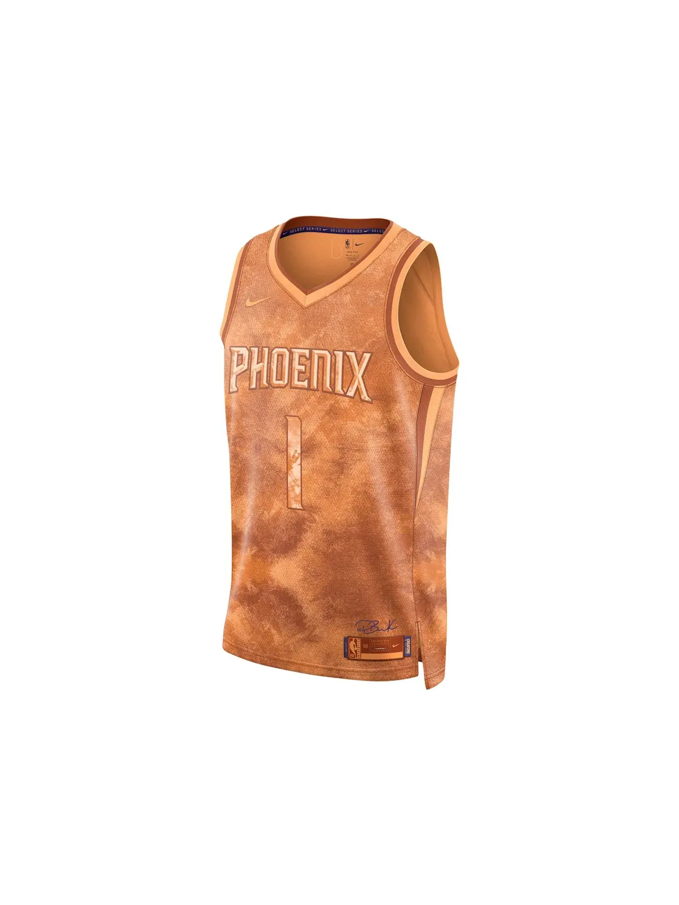 Мужская джерси Nike NBA Devin Booker Phoenix Suns — изображение 1 из 2, оранжевый