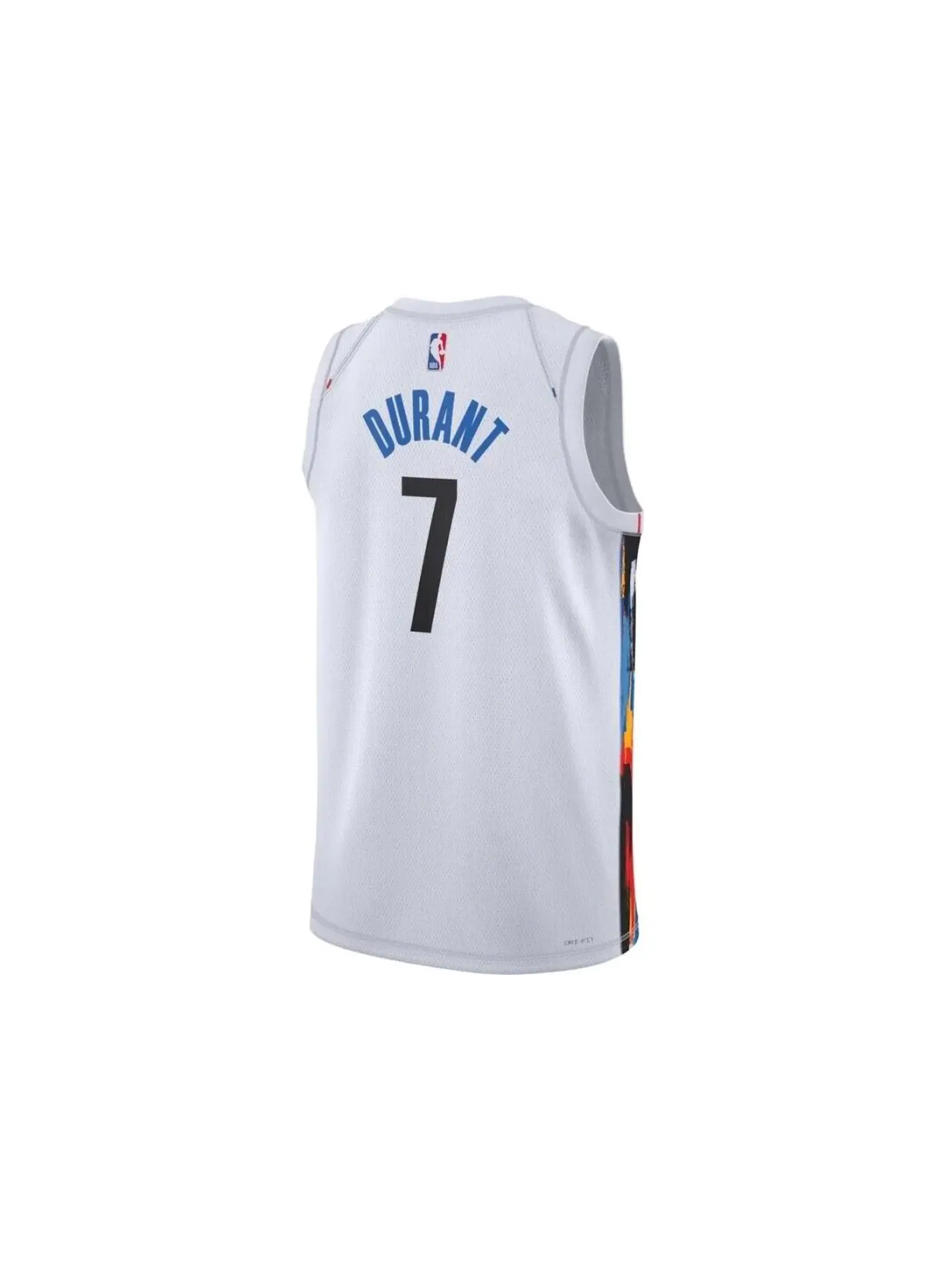 Мужская джерси с длинным рукавом Kevin Durant Brooklyn Nets Nike — изображение 2 из 2, белый