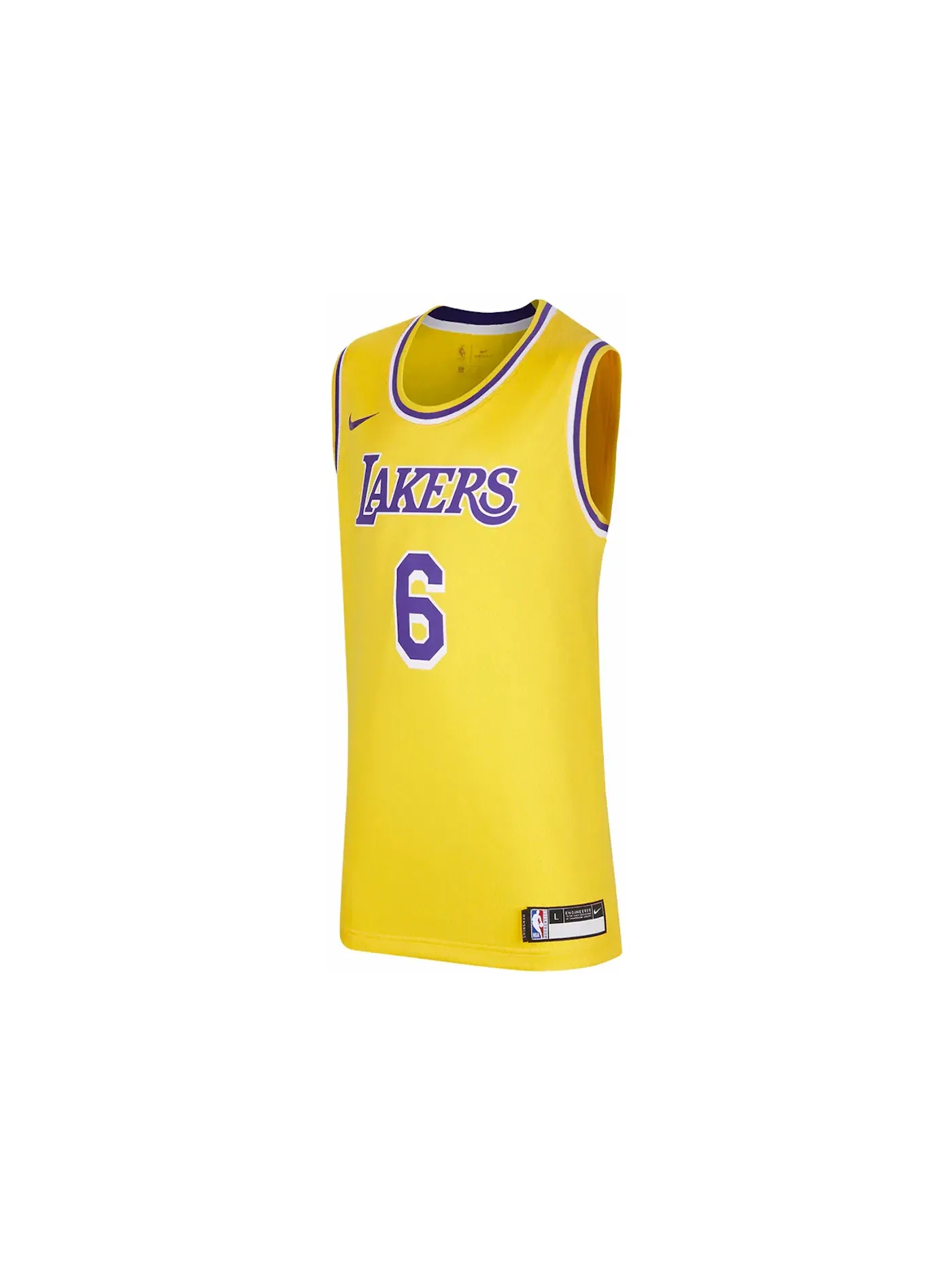Детская майка баскетбольная Nike NBA Los Angeles Lakers LeBron James Icon Edition Swingman Jersey — изображение 1 из 2