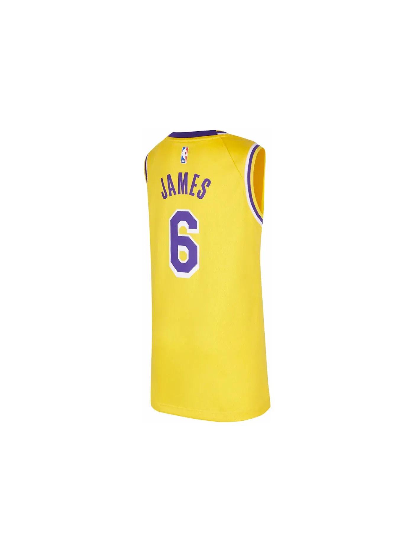 Детская майка баскетбольная Nike NBA Los Angeles Lakers LeBron James Icon Edition Swingman Jersey — изображение 2 из 2