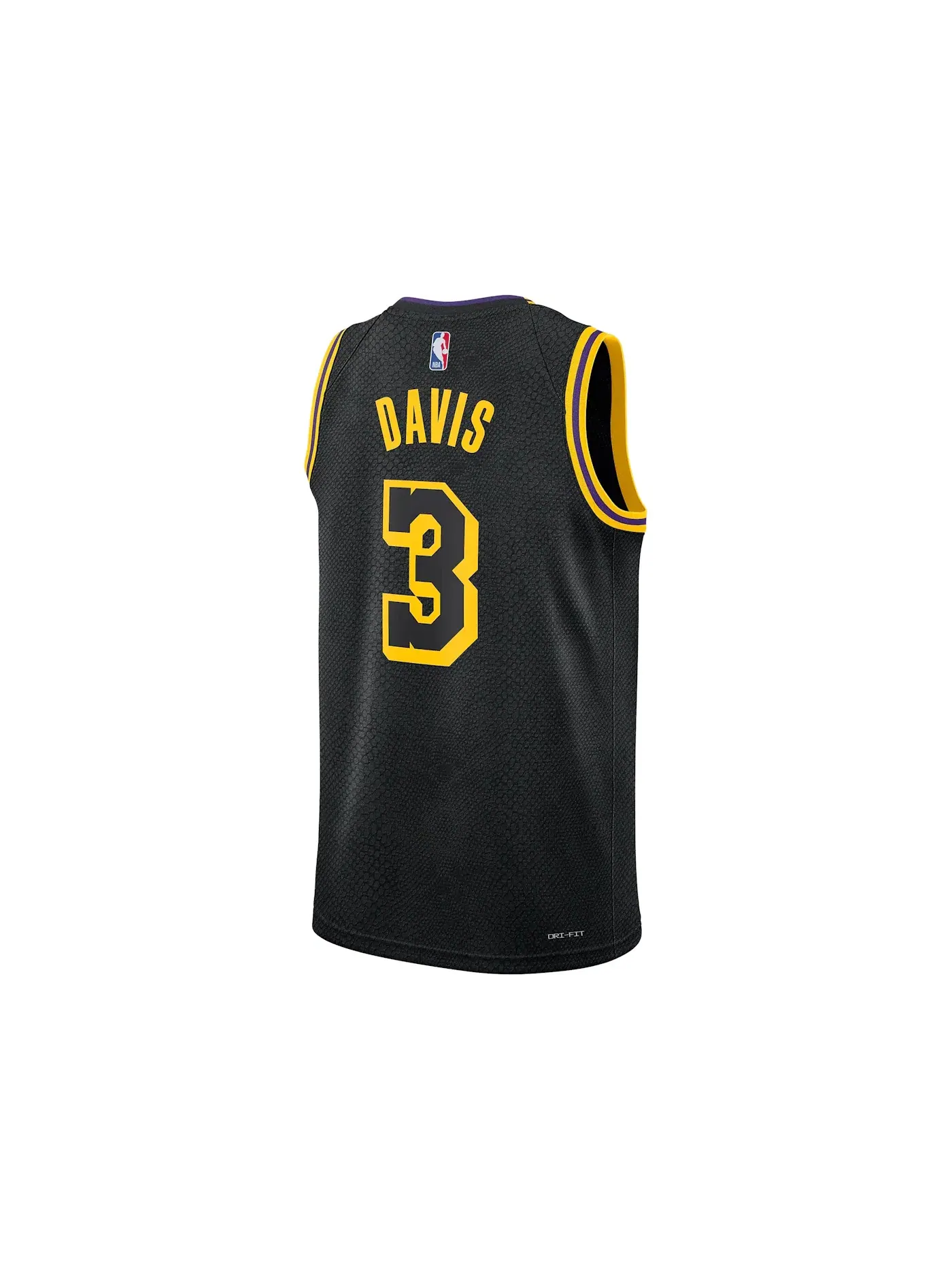 Мужская баскетбольная джерси с принтом Jersey Nike — изображение 2 из 2, черный