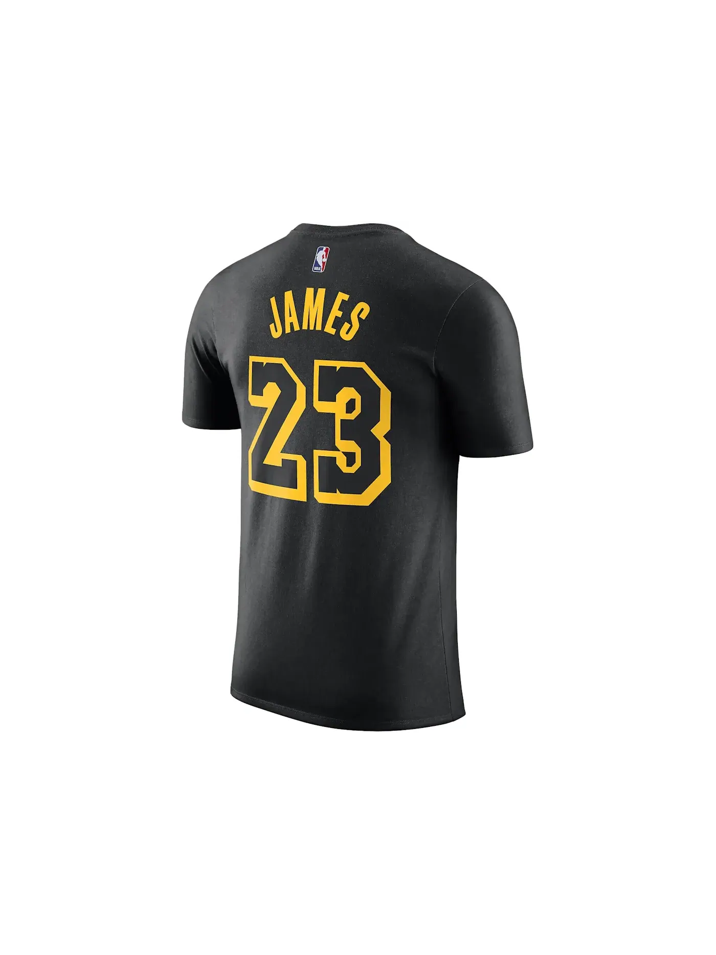 Мужская футболка с принтом Lebron James Nike — изображение 2 из 2, черный