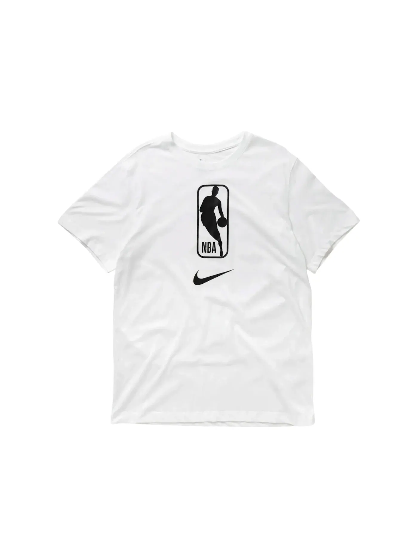 Мужская футболка с принтом Nike NBA Logo Tee Dri-Fit T-shirt — изображение 1 из 1, белый/черный