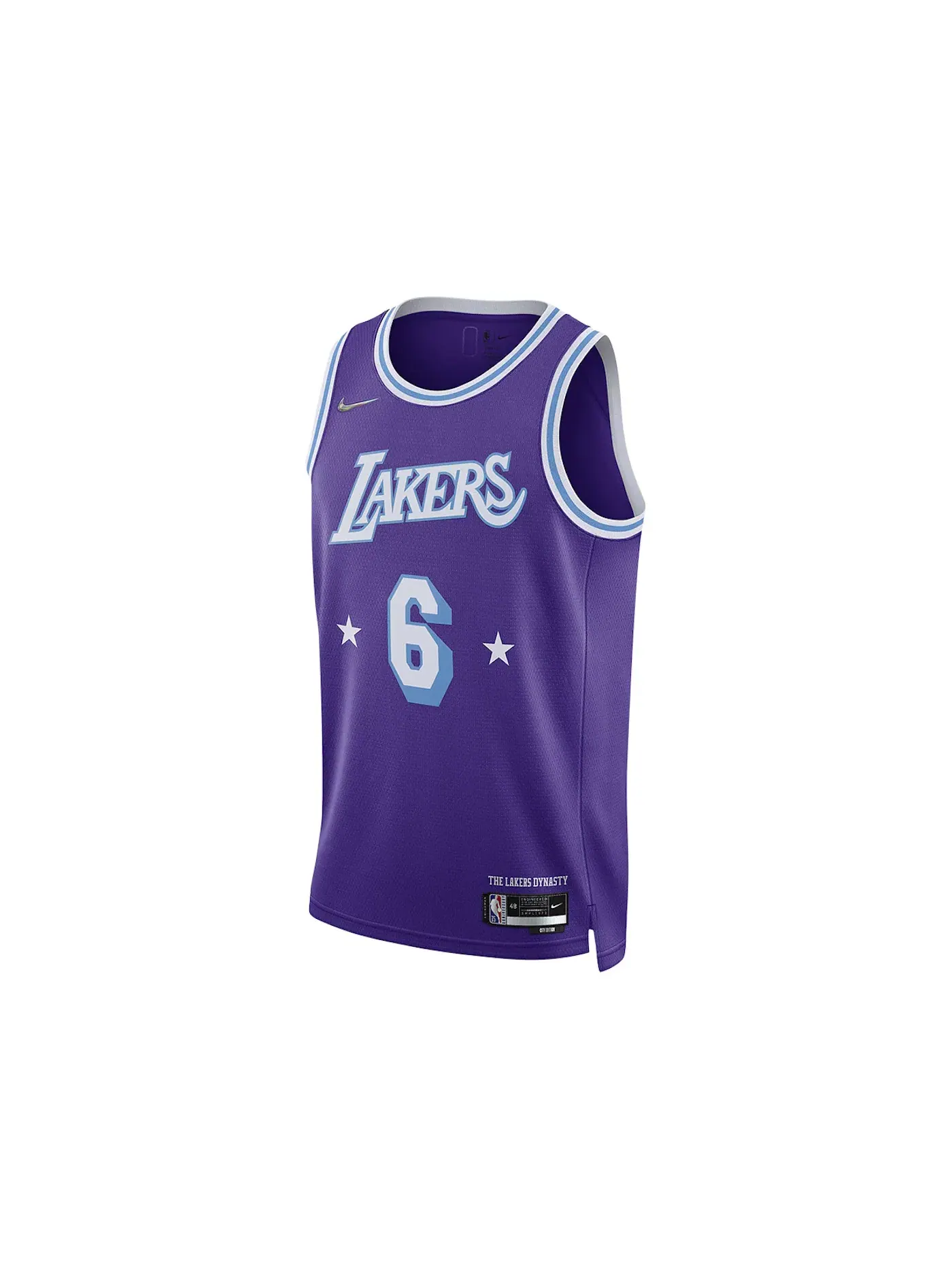 Мужская баскетбольная джерси с длинным рукавом Jersey Nike — изображение 1 из 2, фиолетовый