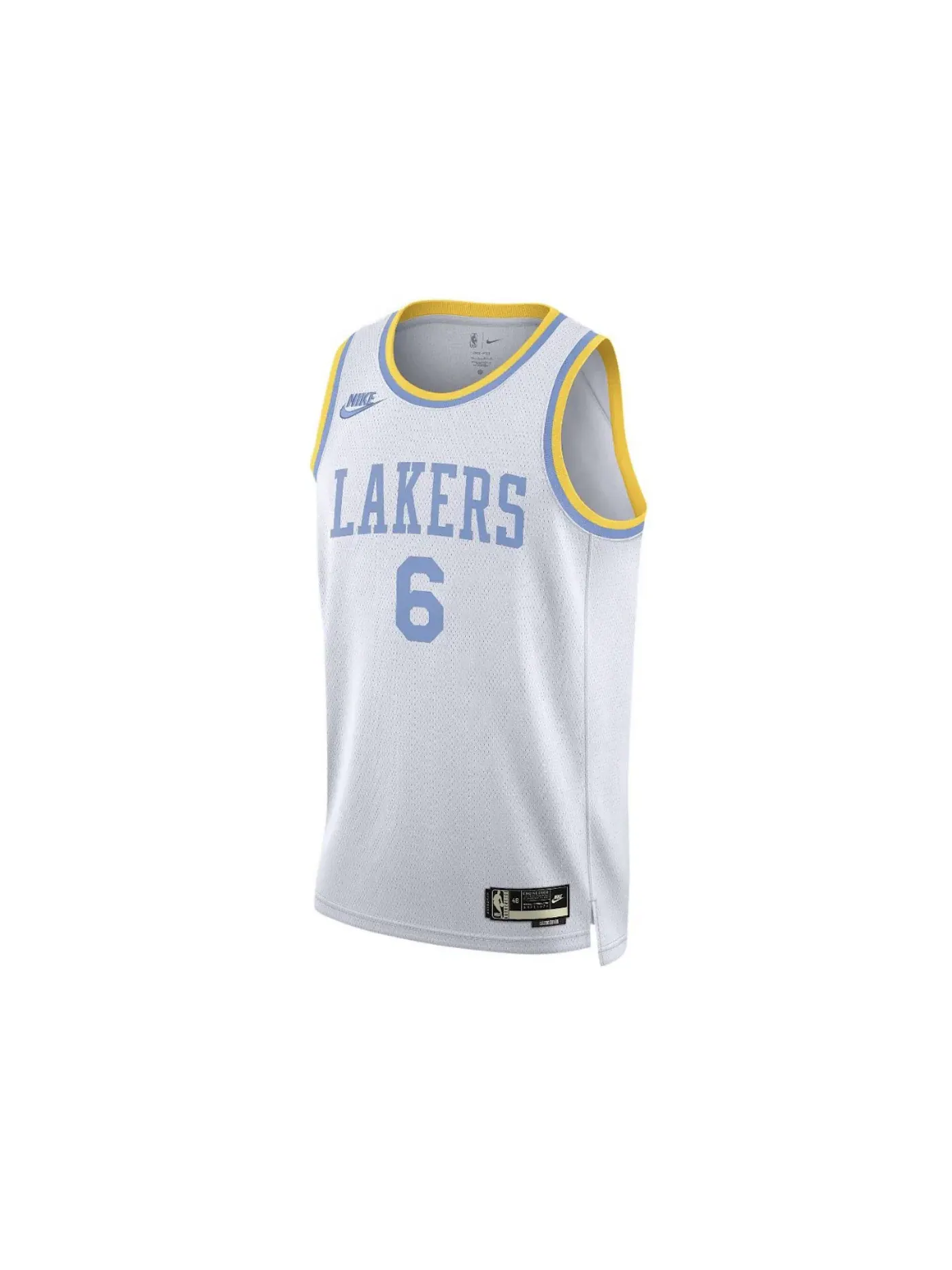Мужская баскетбольная джерси с длинным рукавом Nike NBA Los Angeles Lakers Dri-FIT Swingman Jersey — изображение 1 из 2