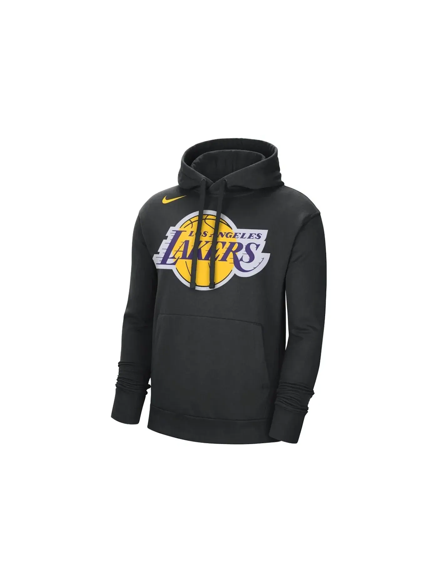 Мужской свитшот свободного кроя Nike NBA Los Angeles Lakers Fleece Pullover — изображение 1 из 1, черный