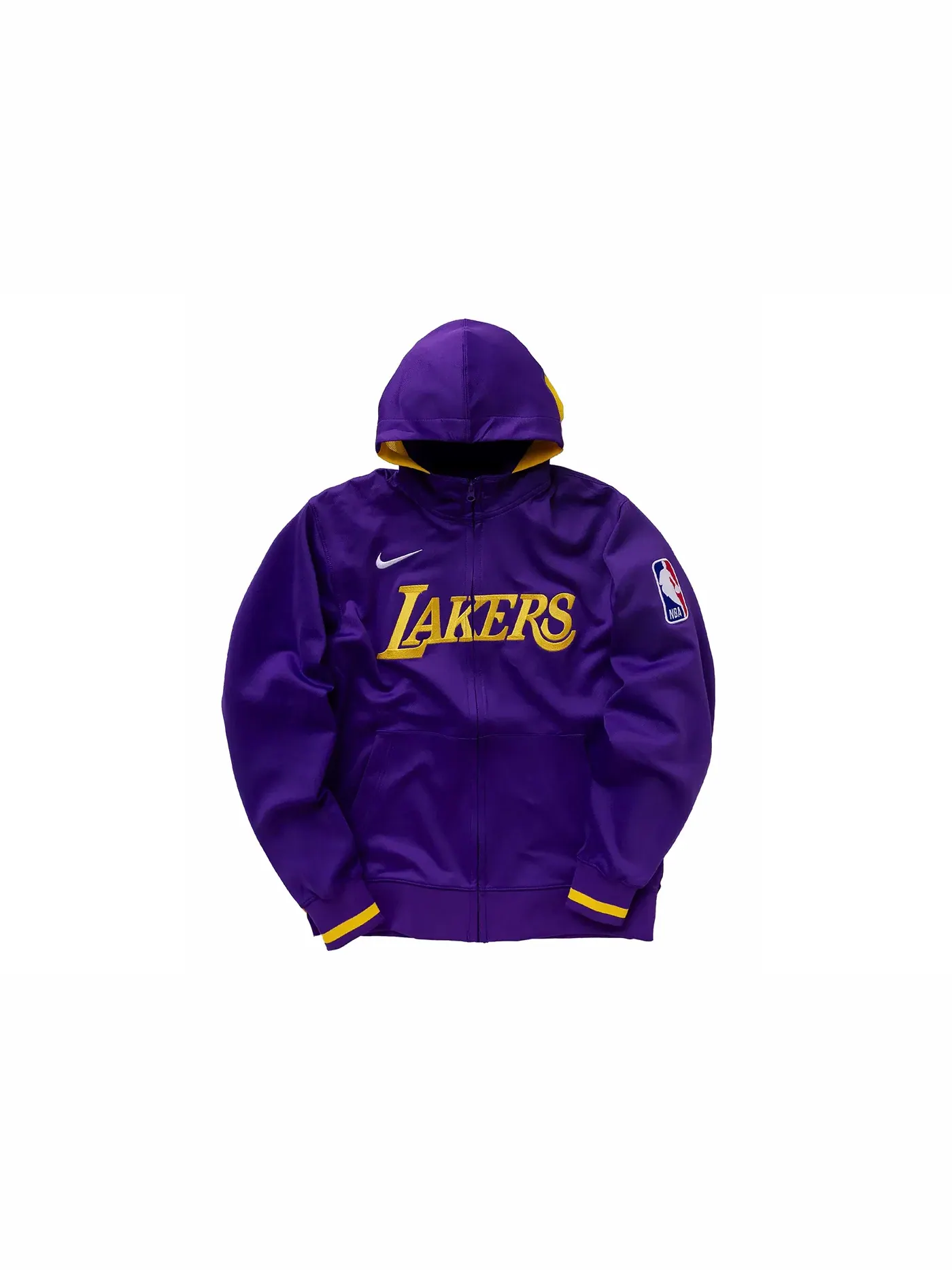 Мужская худи на молнии с принтом Nike NBA Los Angeles Lakers Home Showtime Dri-Fit Full-Zip Hoodie — изображение 1 из 1