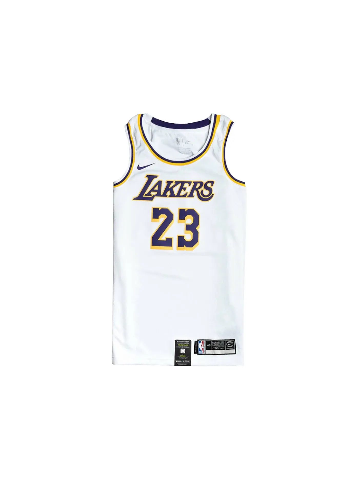 Мужская джерси с принтом Nike NBA Los Angeles Lakers LeBron James Association Edition Swingman Jersey — изображение 1 из 2