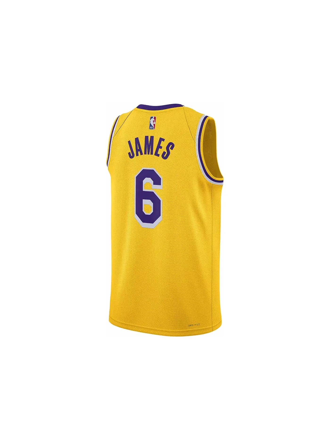 Мужская джерси с принтом LeBron Jersey Nike — изображение 2 из 2, желтый/фиолетовый