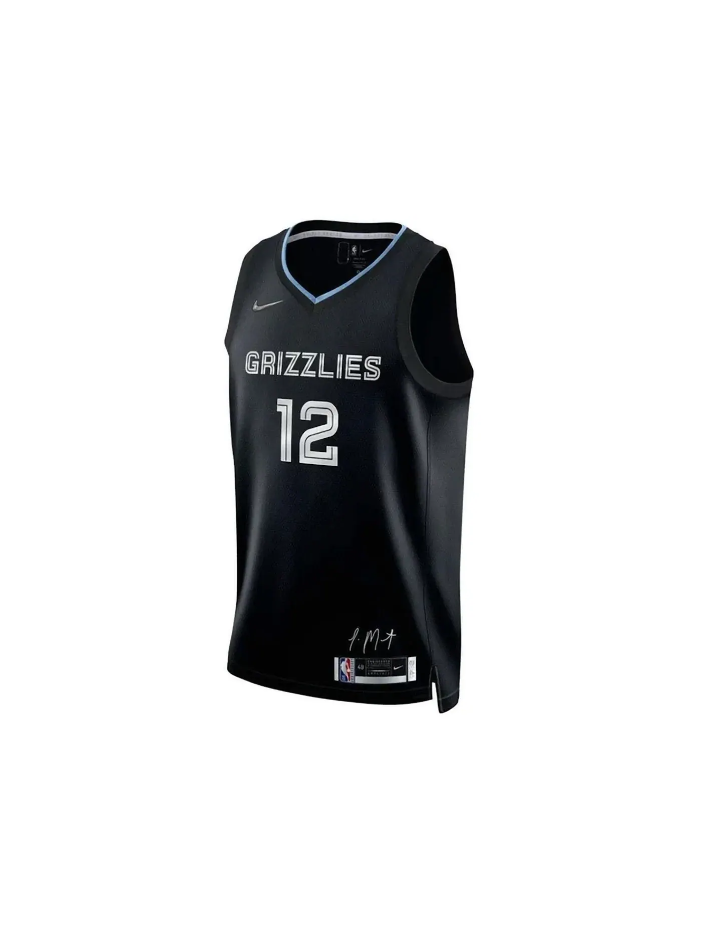 Мужская джерси с длинным рукавом Nike NBA Memphis Grizzlies Ja Morant Select Edition Dri-Fit — изображение 1 из 2, черный
