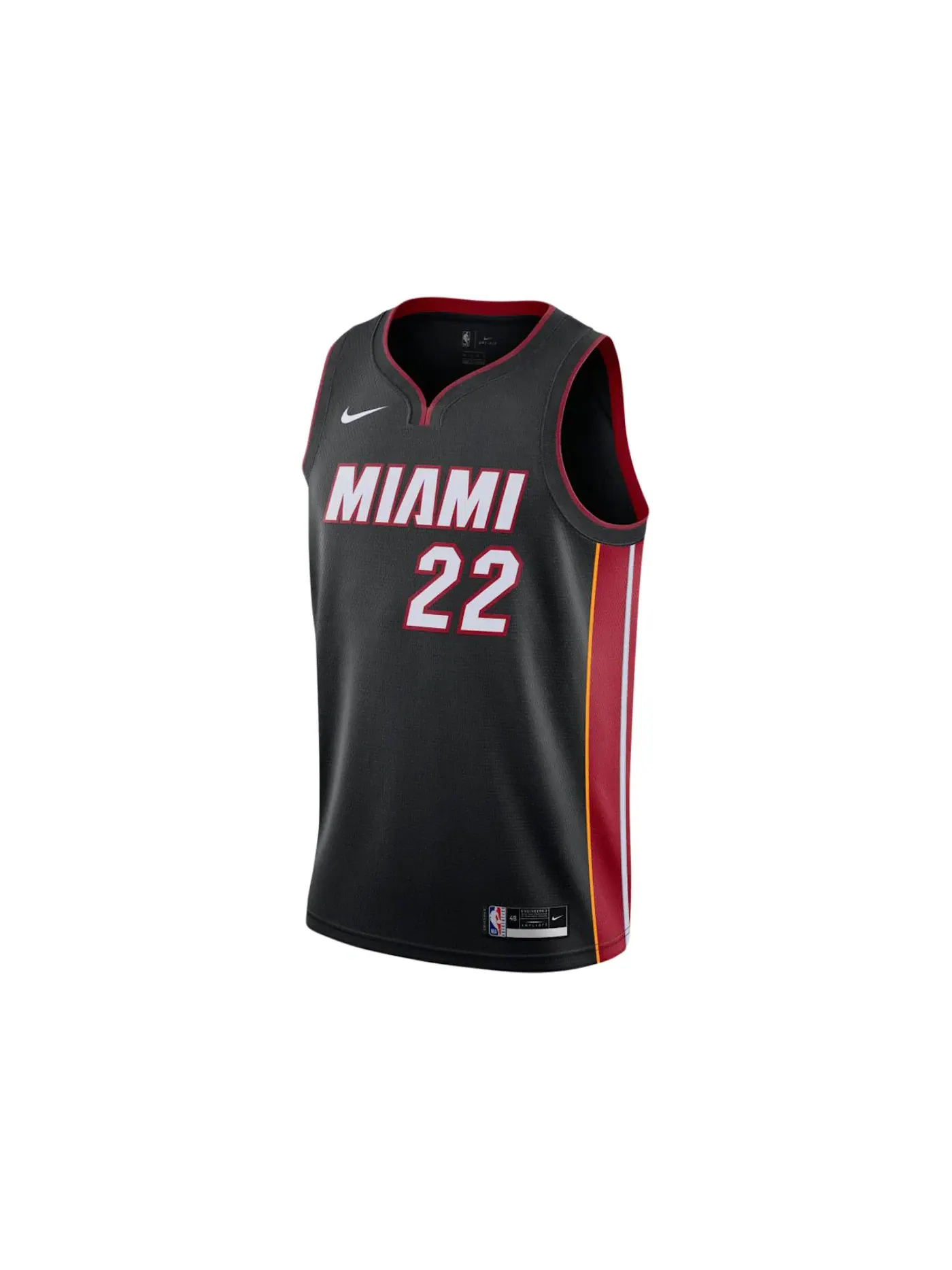 Мужская джерси с длинным рукавом Nike NBA Miami Heat Jimmy Butler Heat Icon Edition 2020 Swingman Jersey — изображение 1 из 2