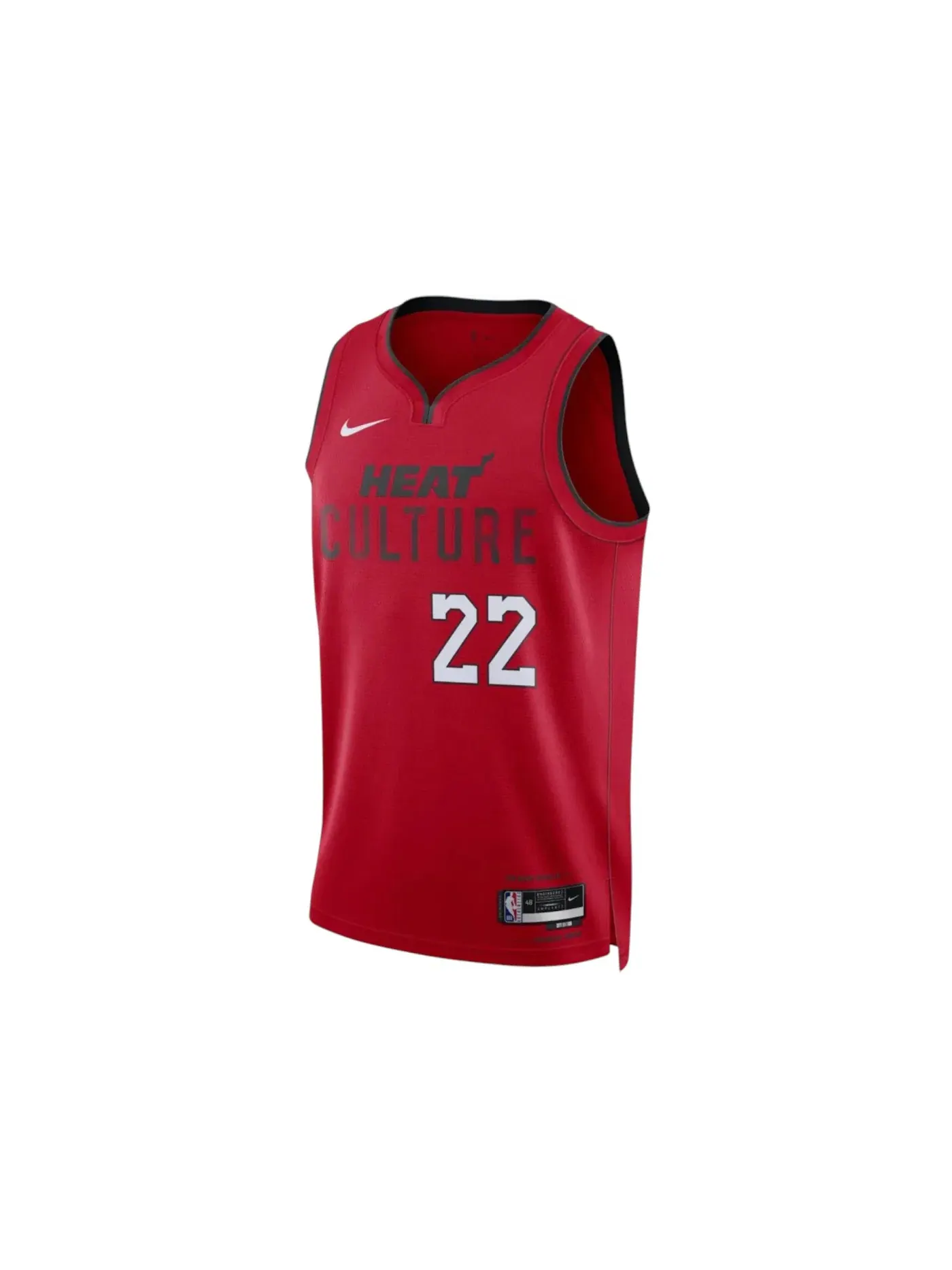 Мужская джерси с принтом Miami Heat Jimmy Butler 22 Nike — изображение 1 из 1, красный
