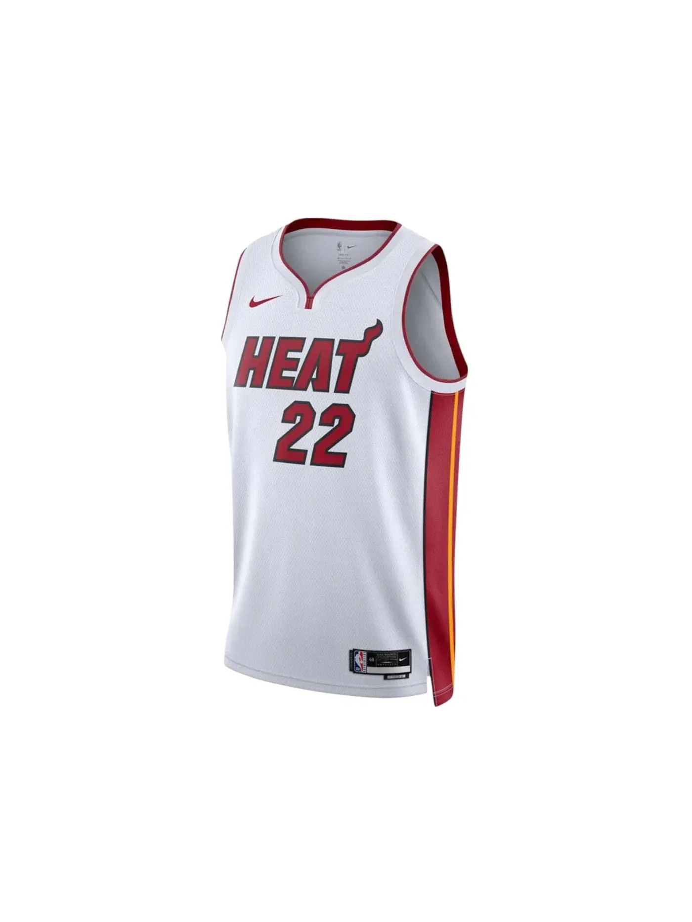 Мужская футболка с принтом Nike NBA Miami Heat Jimmy Butler Association Edition Swingman Jersey — изображение 1 из 2