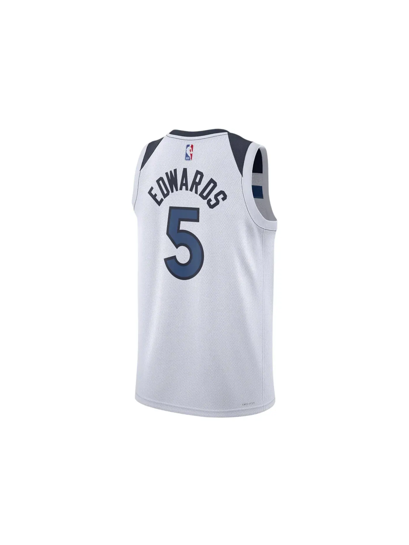 Мужская джерси с принтом Anthony Edwards Association Edition Swingman Nike — изображение 2 из 2, белый/темно-синий