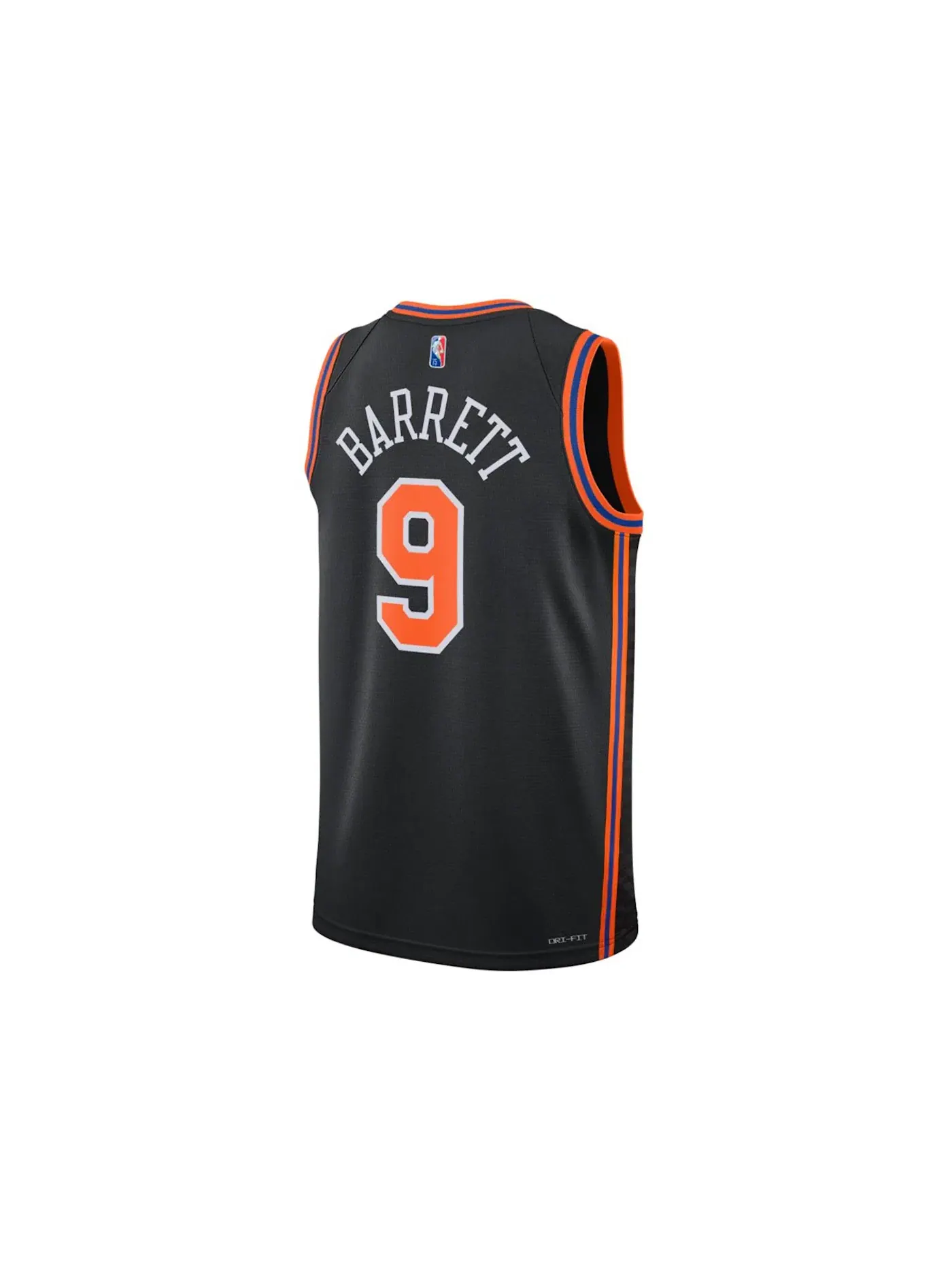 Мужская баскетбольная джерси Nike NBA New York Knicks RJ Barrett City Edition Swingman Jersey — изображение 2 из 2, черный