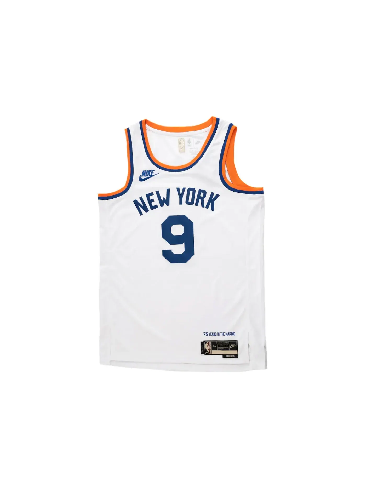 Мужская джерси Nike NBA New York Knicks RJ Barrett Classic Edition Jersey — изображение 1 из 2, белый/синий