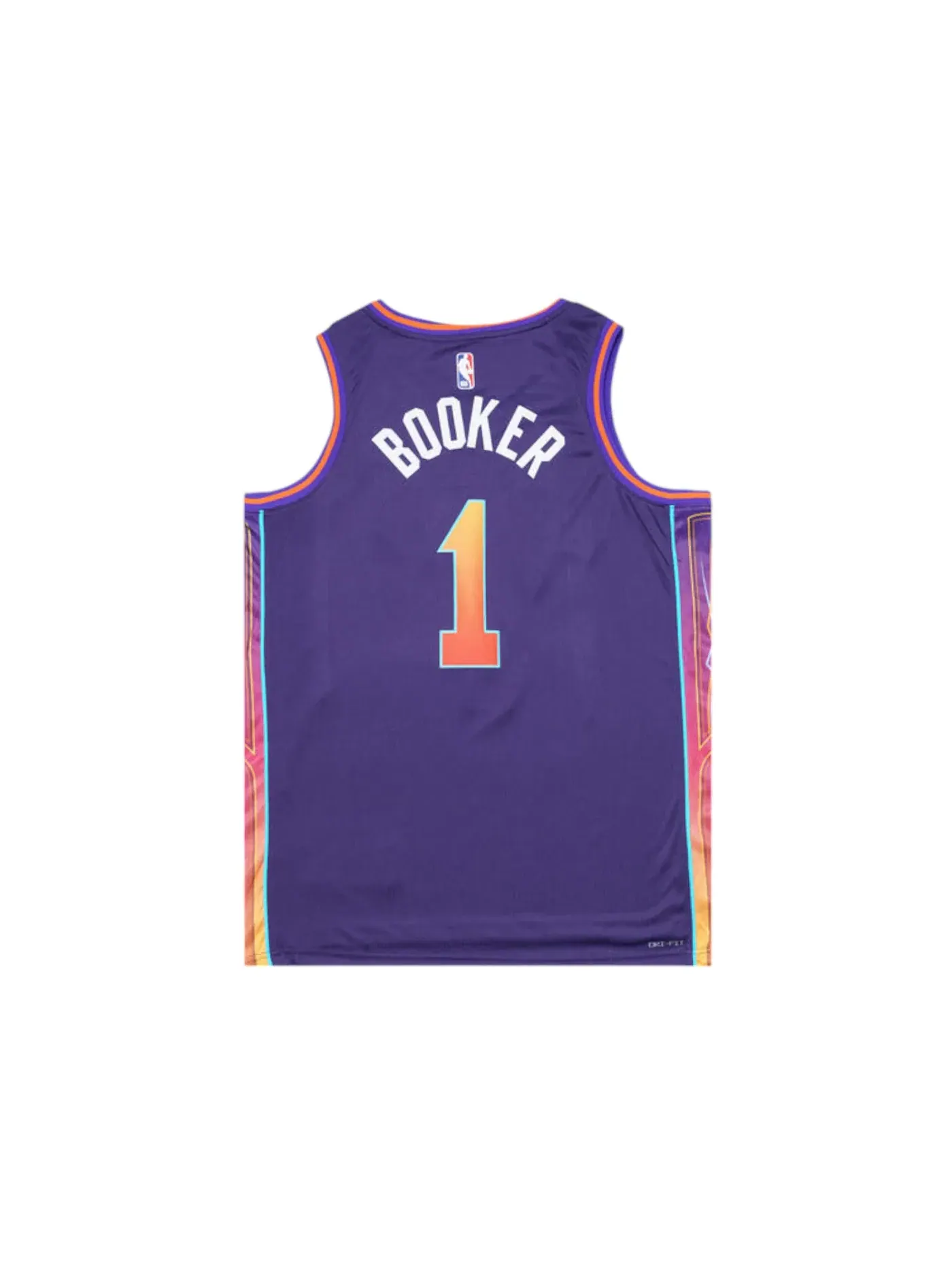 Мужская баскетбольная джерси с принтом Nike NBA Phoenix Suns Devin Booker City Edition Jersey — изображение 2 из 2