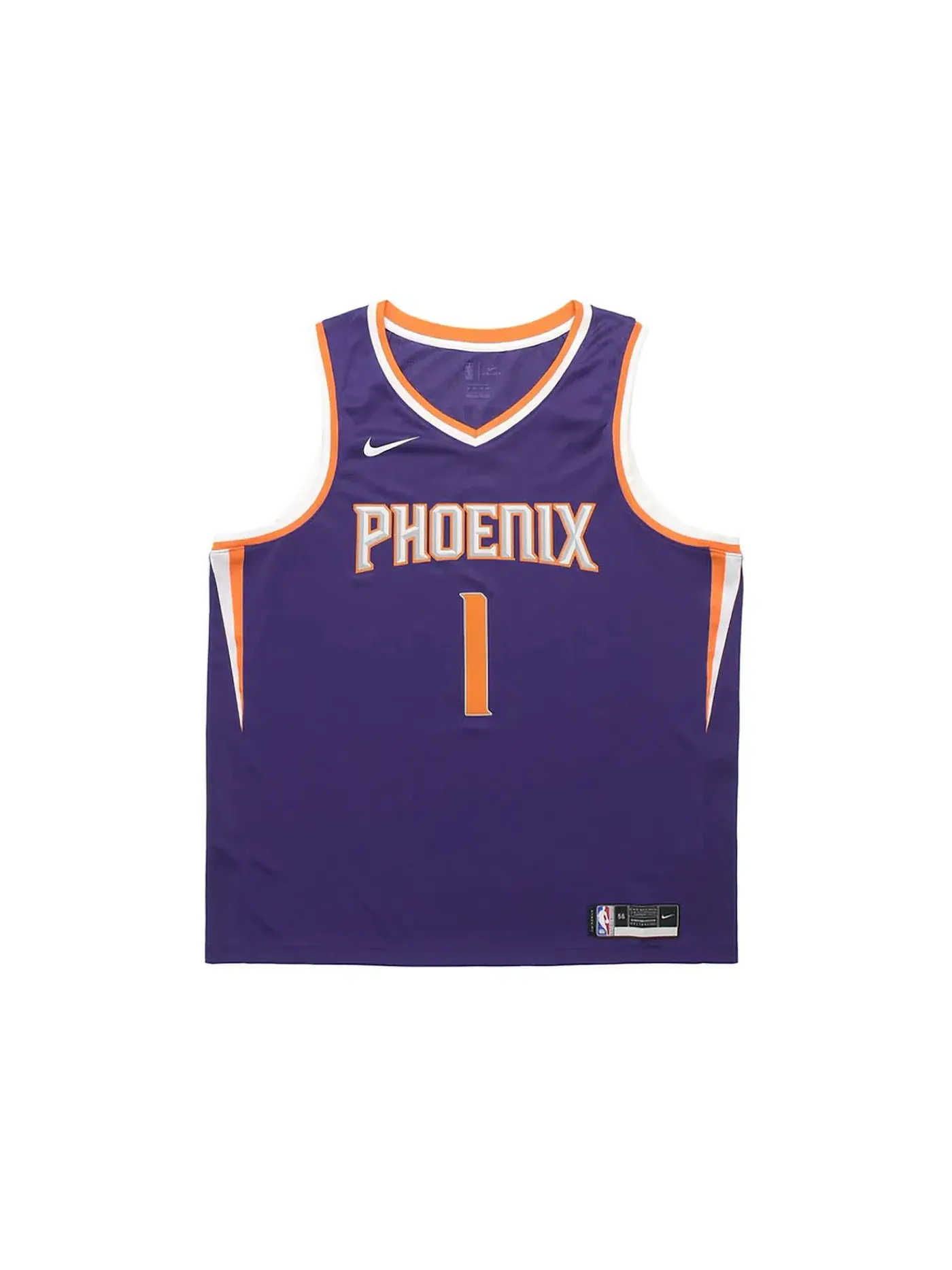 Мужская баскетбольная джерси Nike NBA Phoenix Suns Devin Booker Icon Edition 2023 Swingman — изображение 1 из 2