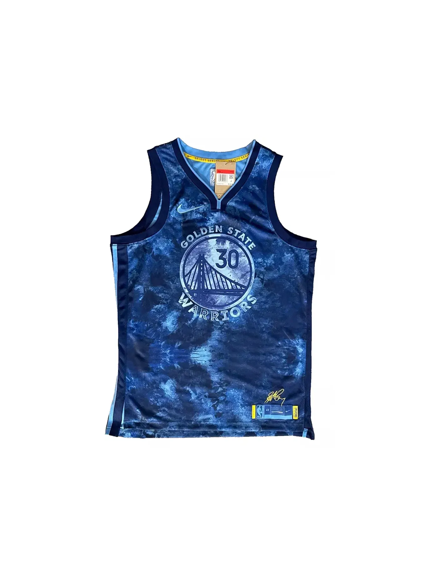 Мужская джерси Nike NBA Stephen Curry Golden State Warriors 2022/23 Select Series Jersey — изображение 1 из 2, синий