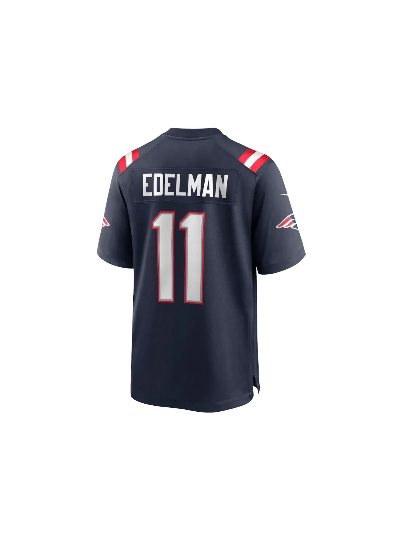 Мужская джерси с длинным рукавом Nike NFL New England Patriots Julian Edelman Jersey Navy — изображение 2 из 2, темно-синий