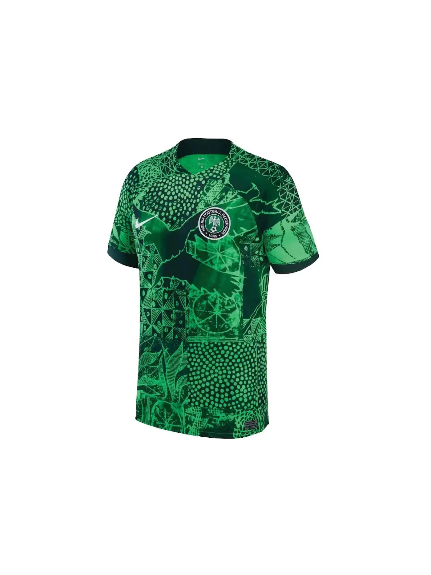 Мужская футбольная джерси с длинным рукавом Nike Nigeria 2022/23 Stadium Home Jersey — изображение 1 из 1