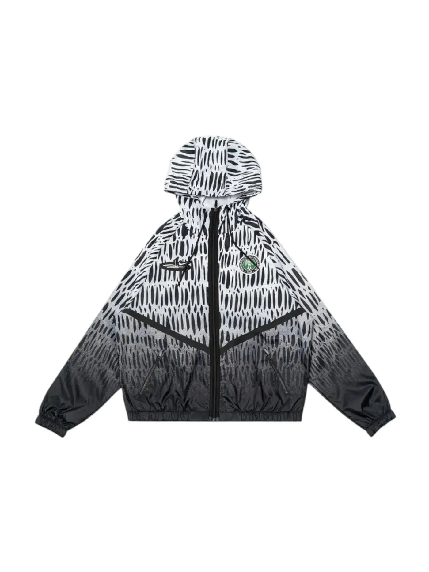Мужская куртка с принтом Nike Nigeria x Slawn Soccer Anthem Jacket — изображение 1 из 1, черный