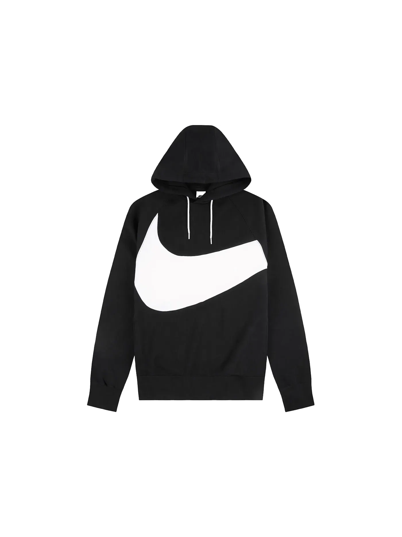 Мужская худи Nike Sportswear Swoosh Tech Fleece Hoodie — изображение 1 из 2, черный/белый