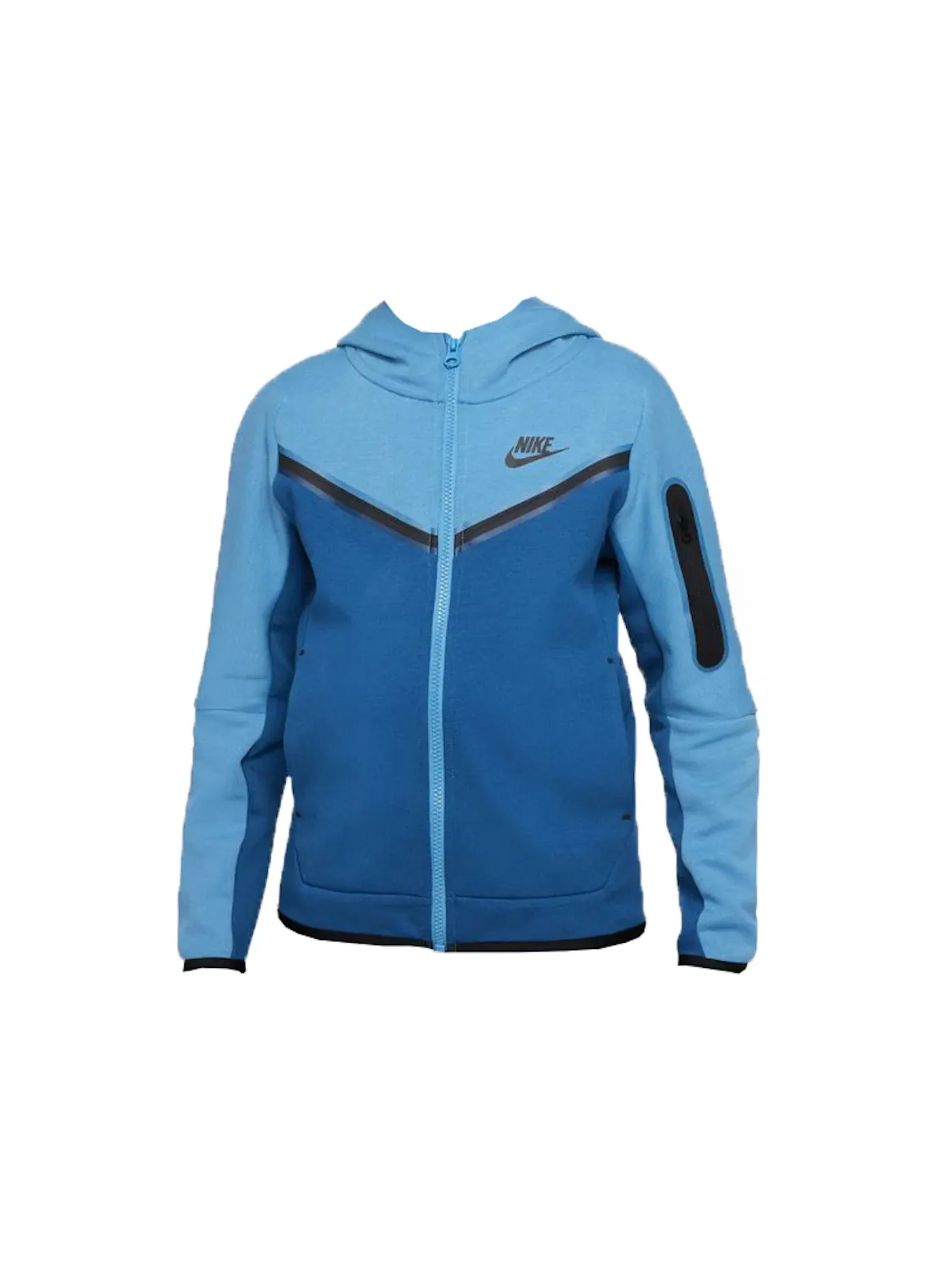 Детская куртка Nike Tech Fleece Hoodie — изображение 1 из 2, синий/синий/черный